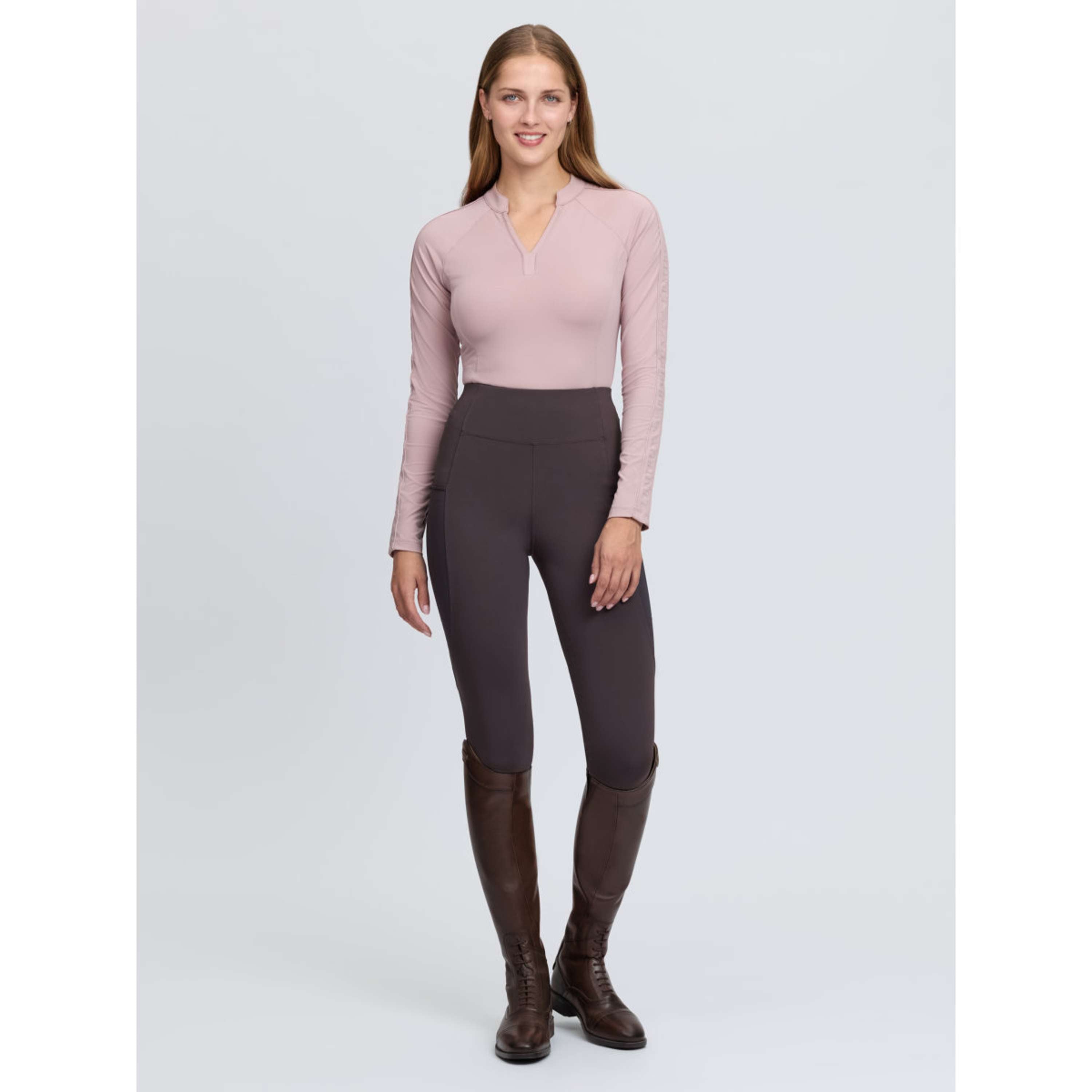LeMieux Strato di base Lisa Maniche Lunghe Wild Rose