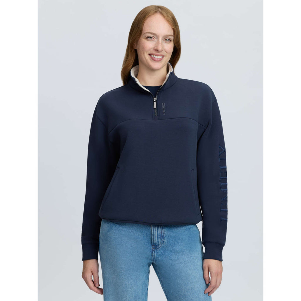 LeMieux Maglione Scarlet Quarter Zip Navy