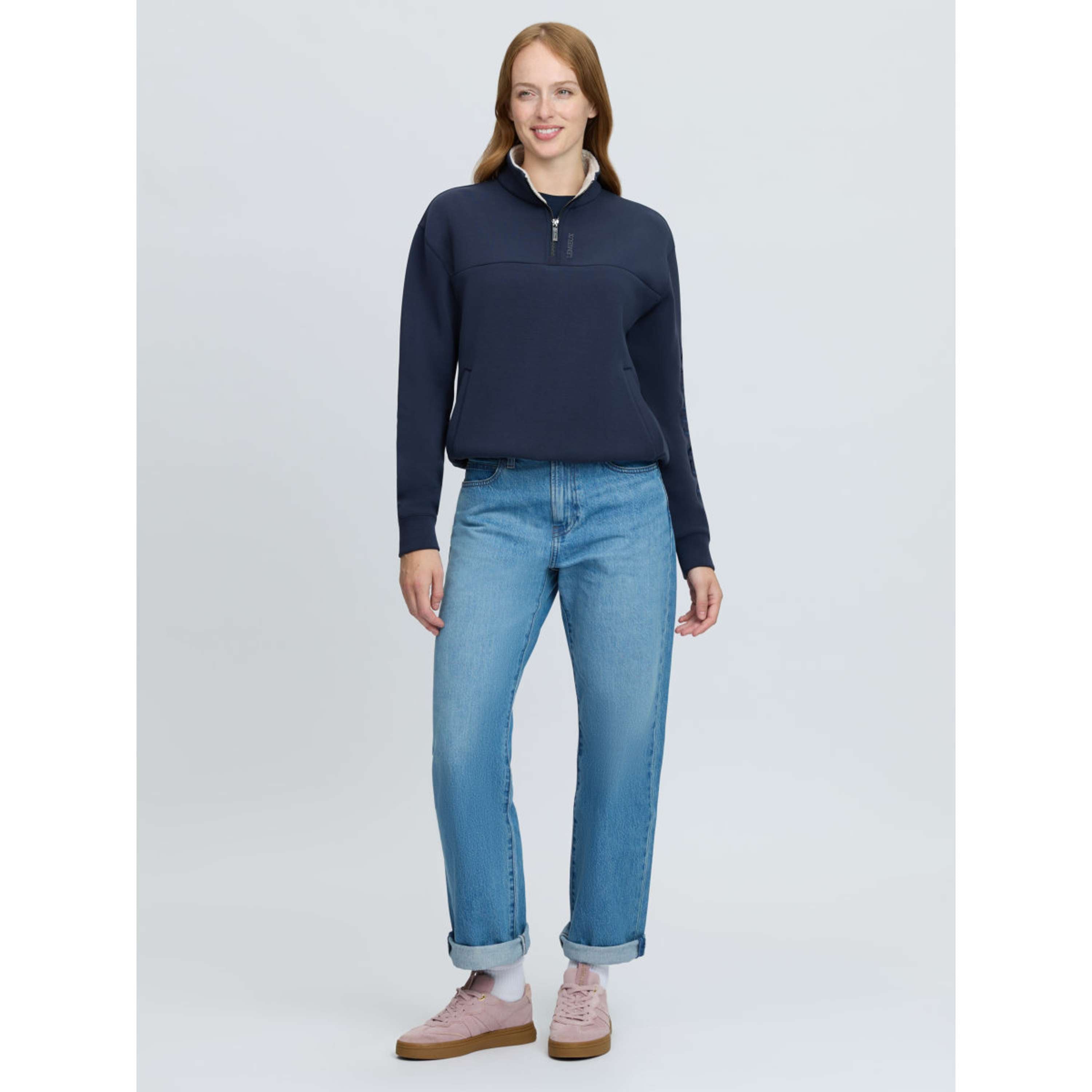 LeMieux Maglione Scarlet Quarter Zip Navy