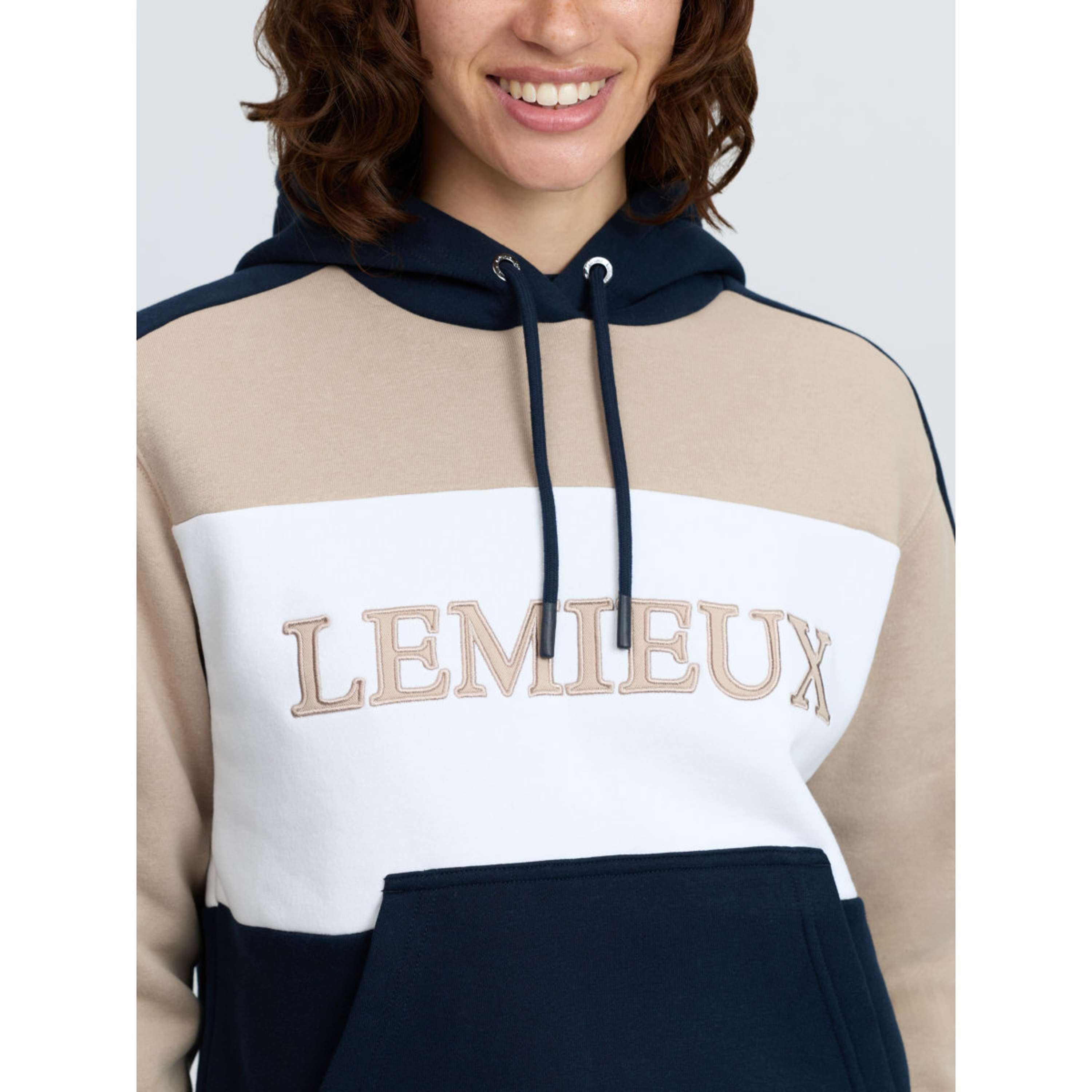 LeMieux Felpa con cappuccio Kadie Colour Block Navy