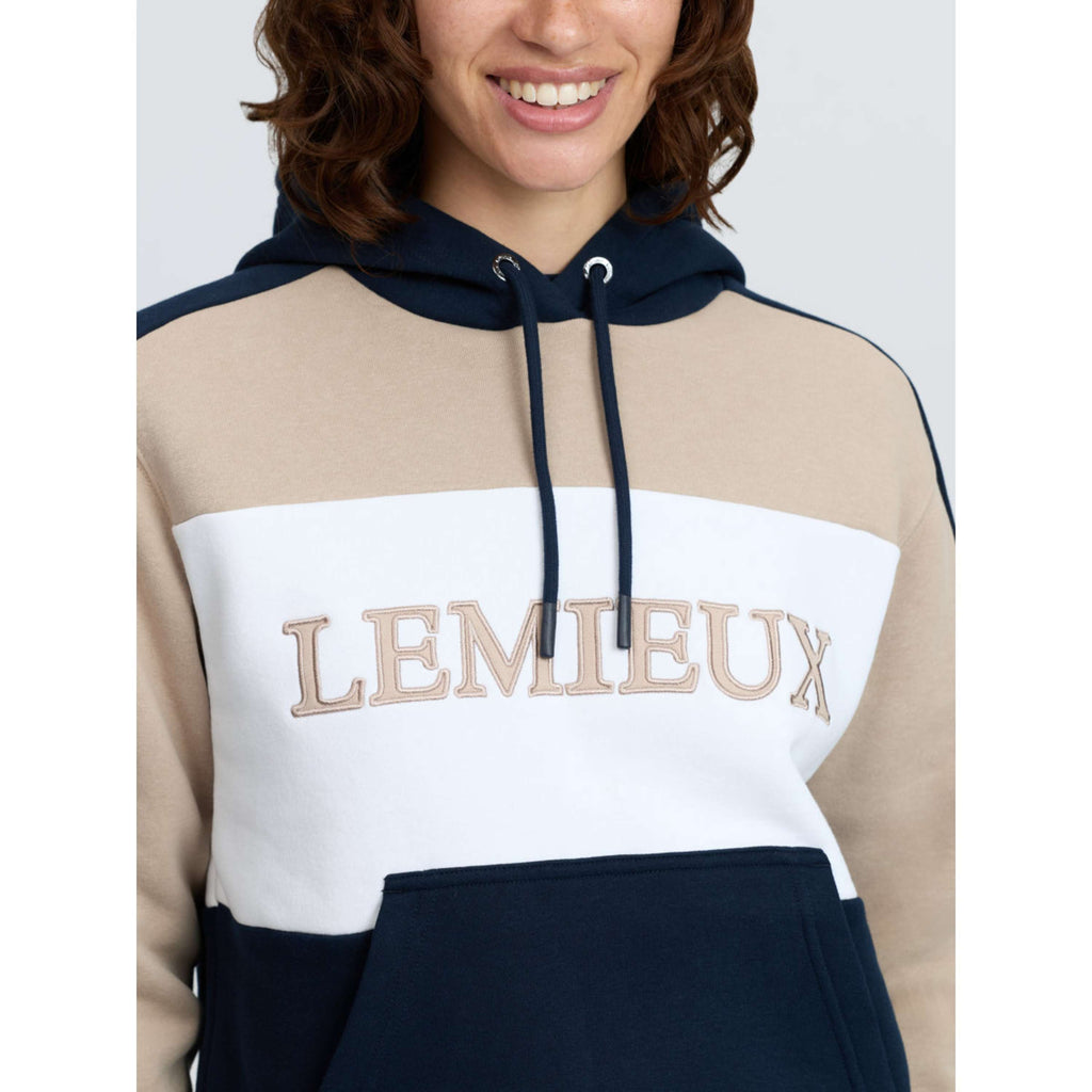 LeMieux Felpa con cappuccio Kadie Colour Block Navy