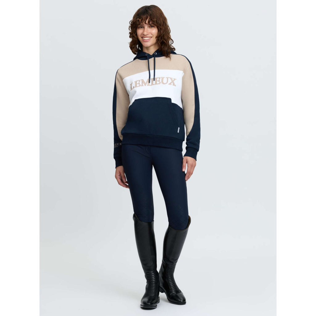 LeMieux Felpa con cappuccio Kadie Colour Block Navy