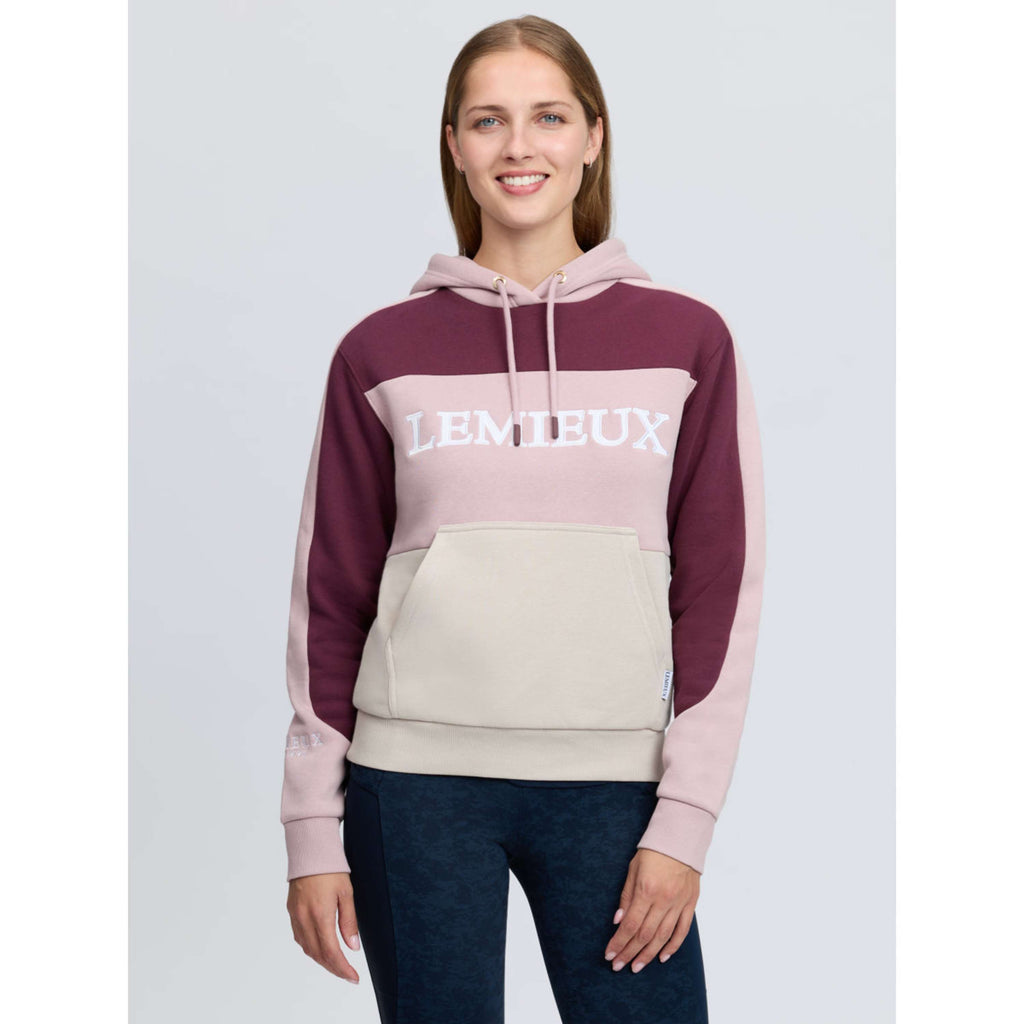 LeMieux Felpa con cappuccio Kadie Colour Block Wild Rose