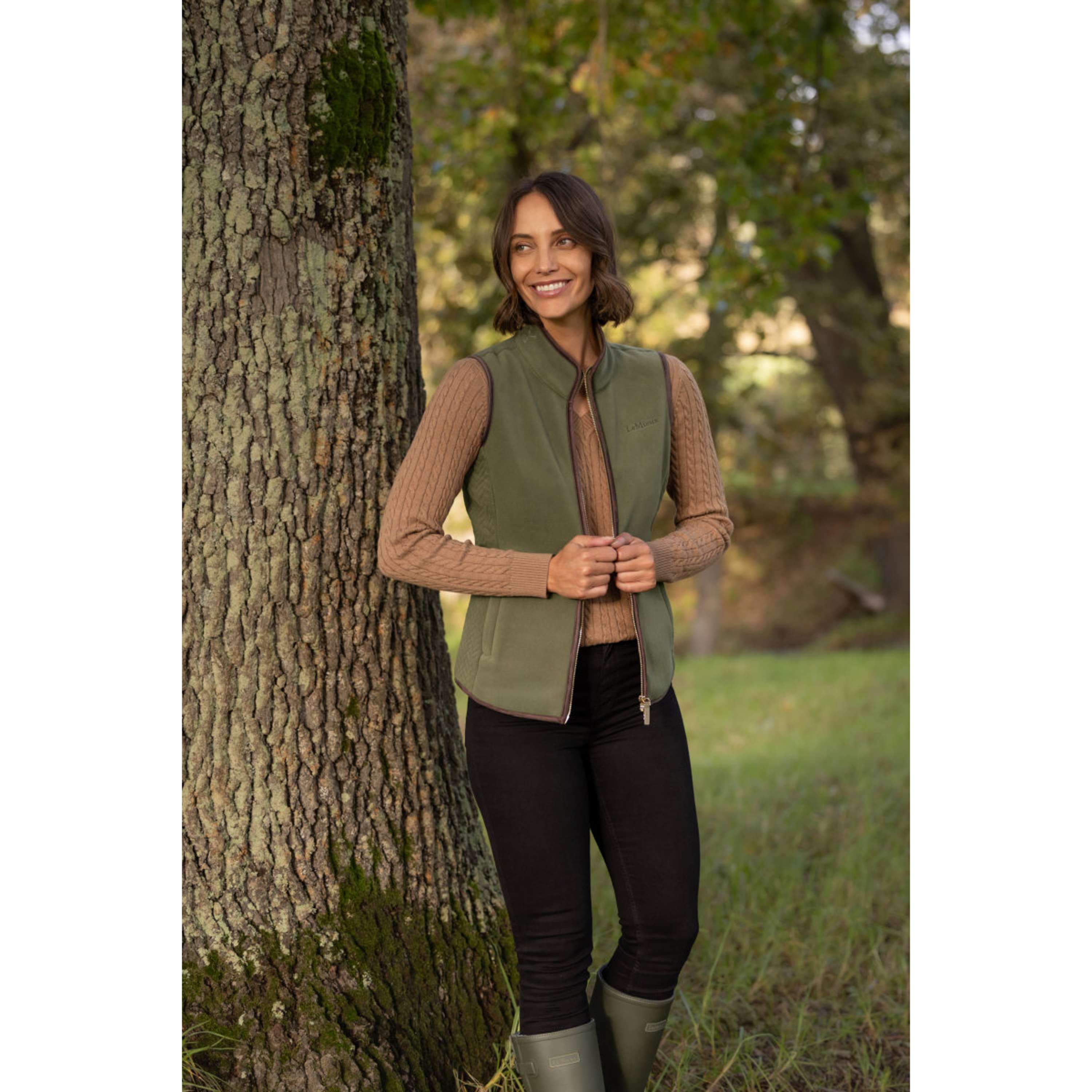 LeMieux Gilet Frankie Willow Green