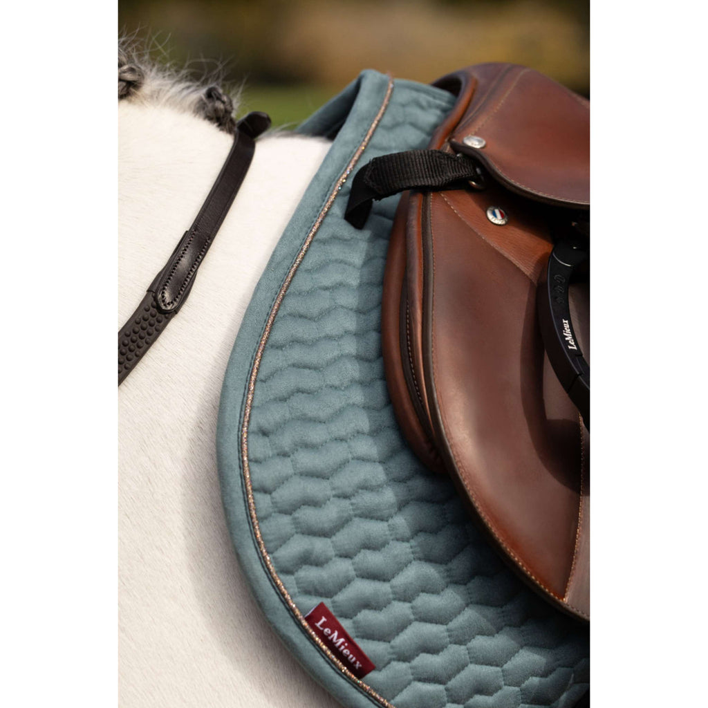LeMieux Sottosella Suede Square Saltando Aloe