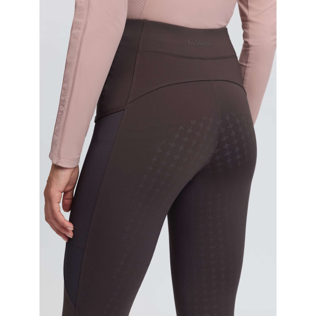 LeMieux Leggings da Equitazione Naomi Full Grip Cocoa