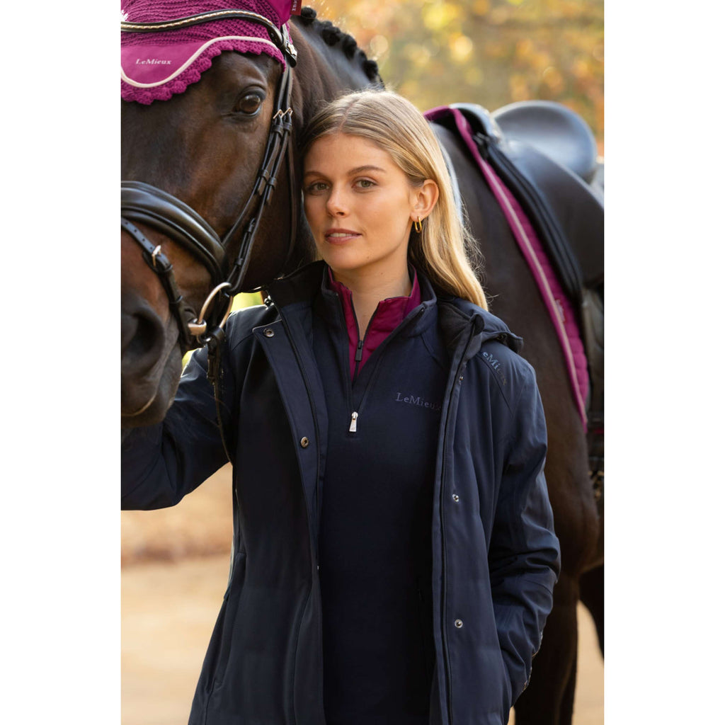 LeMieux Cappotto Lungo Erin Waterproof Padded Navy