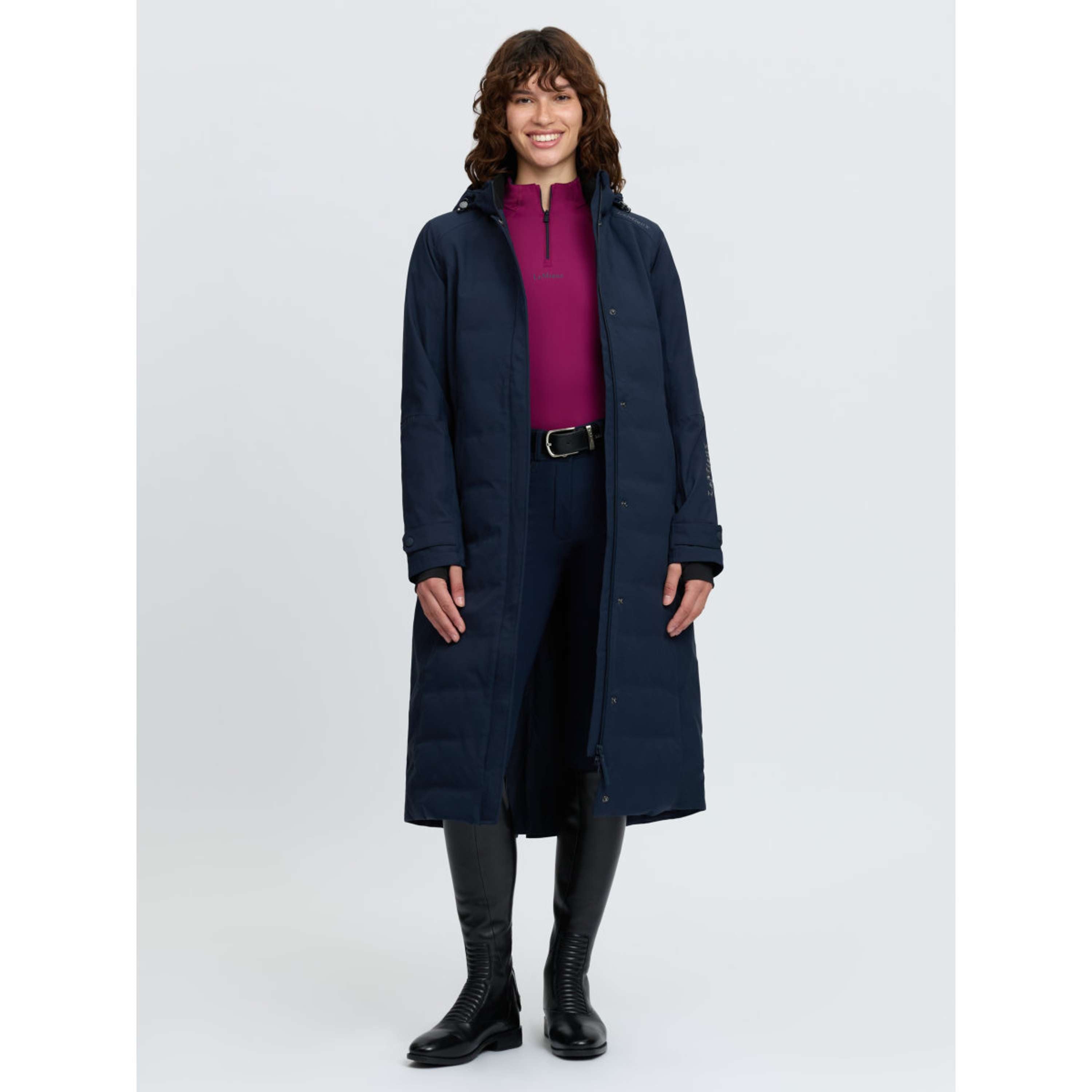 LeMieux Cappotto Lungo Erin Waterproof Padded Navy