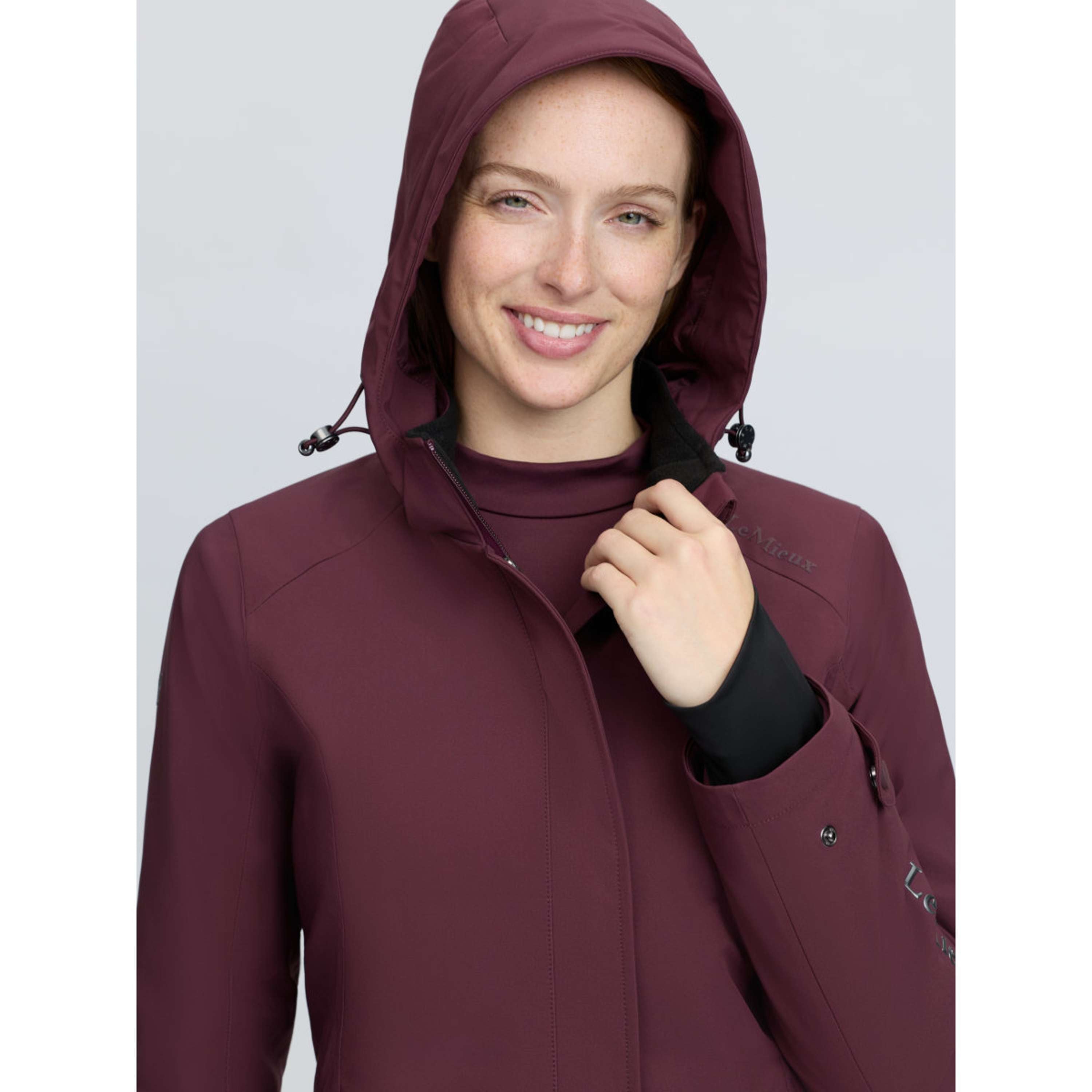 LeMieux Cappotto Lungo Erin Waterproof Padded Bramble