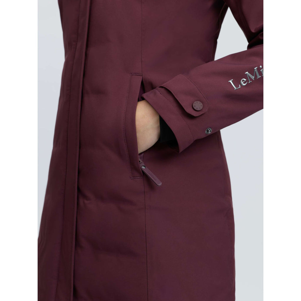 LeMieux Cappotto Lungo Erin Waterproof Padded Bramble