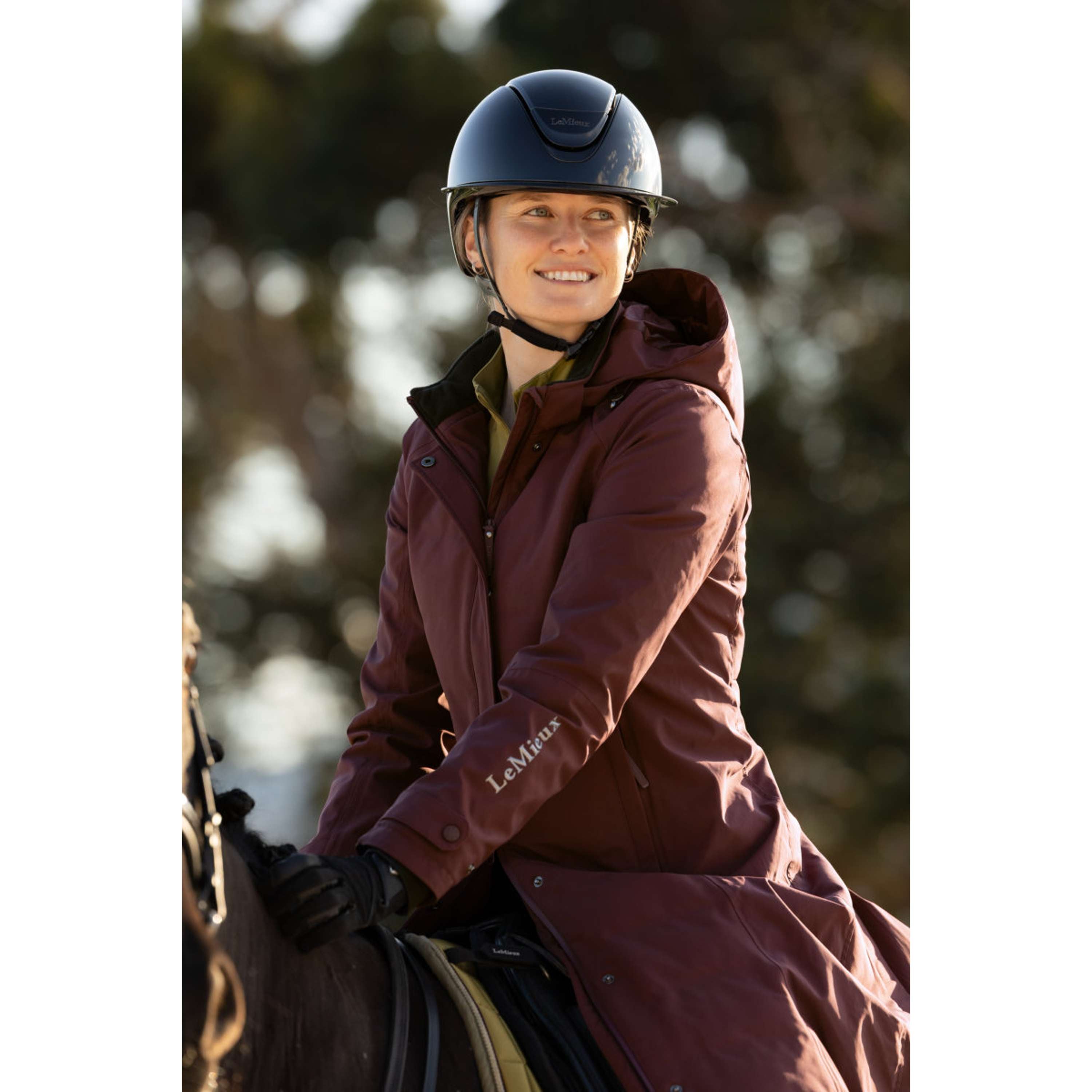 LeMieux Cappotto Lungo Erin Waterproof Padded Bramble