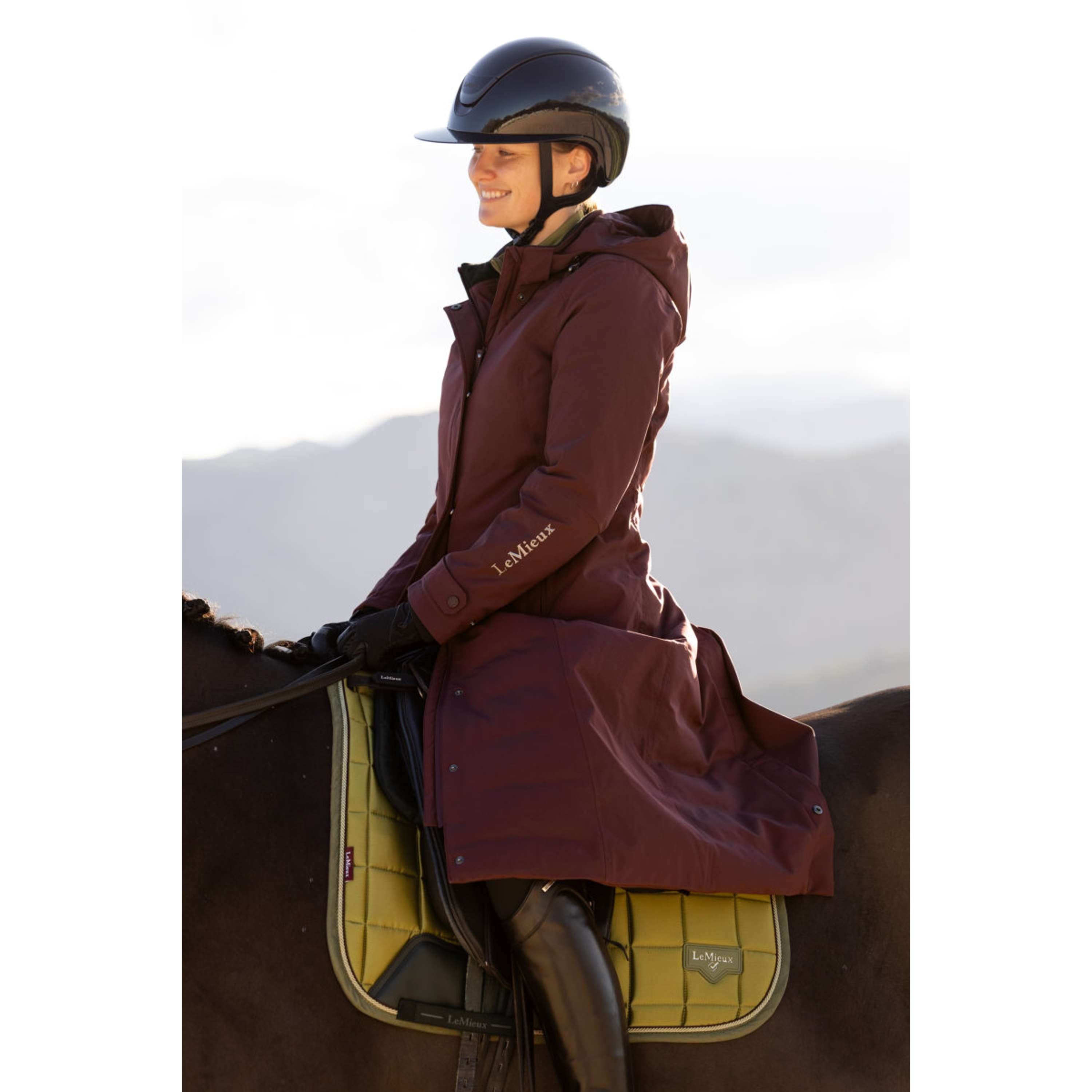 LeMieux Cappotto Lungo Erin Waterproof Padded Bramble