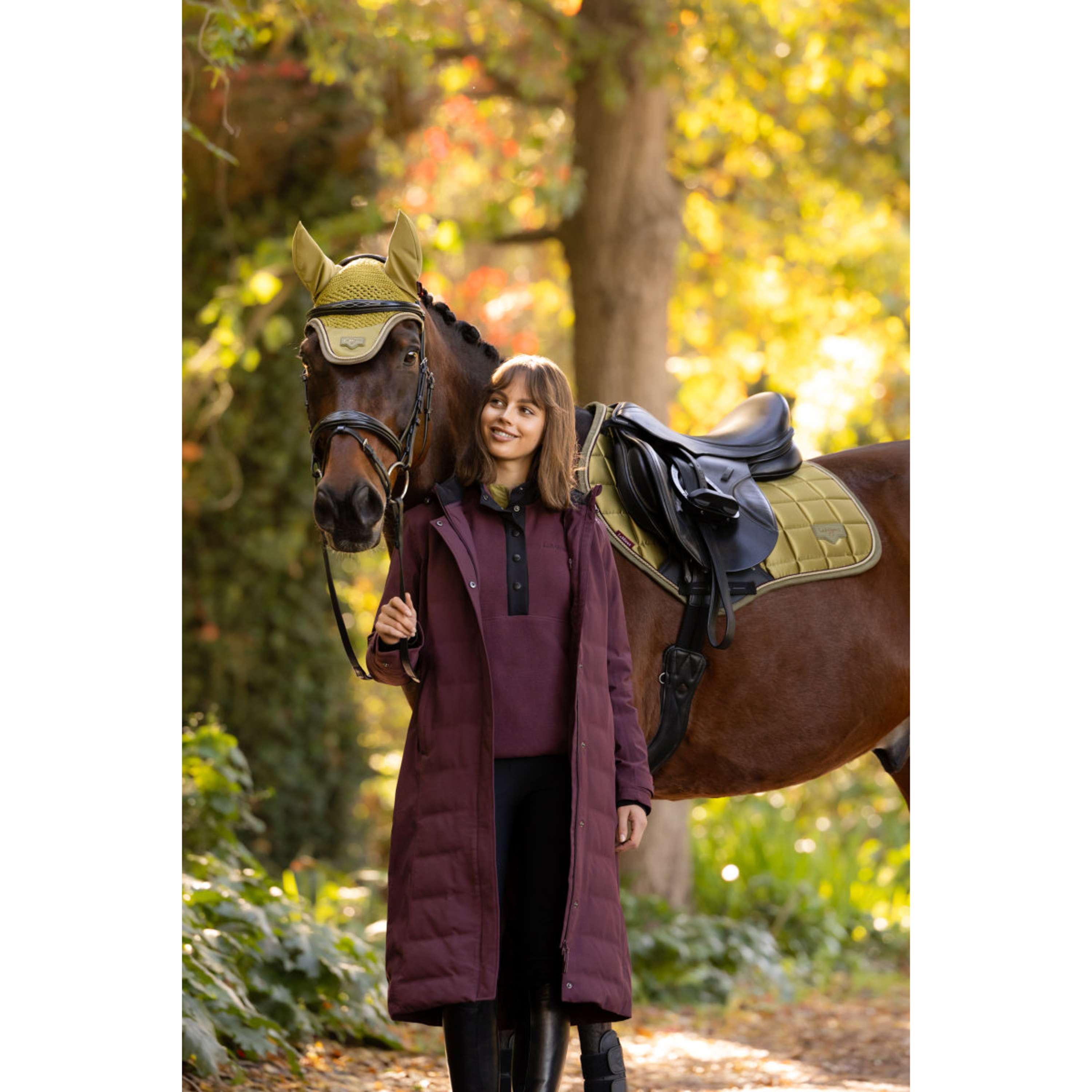 LeMieux Cappotto Lungo Erin Waterproof Padded Bramble