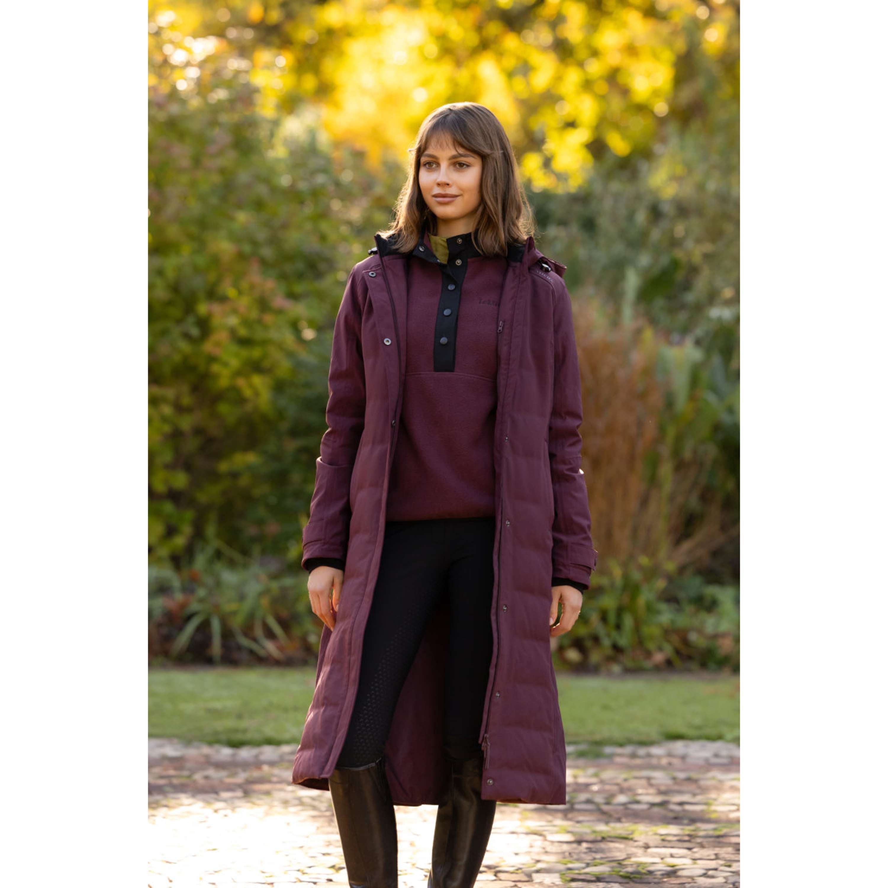 LeMieux Cappotto Lungo Erin Waterproof Padded Bramble