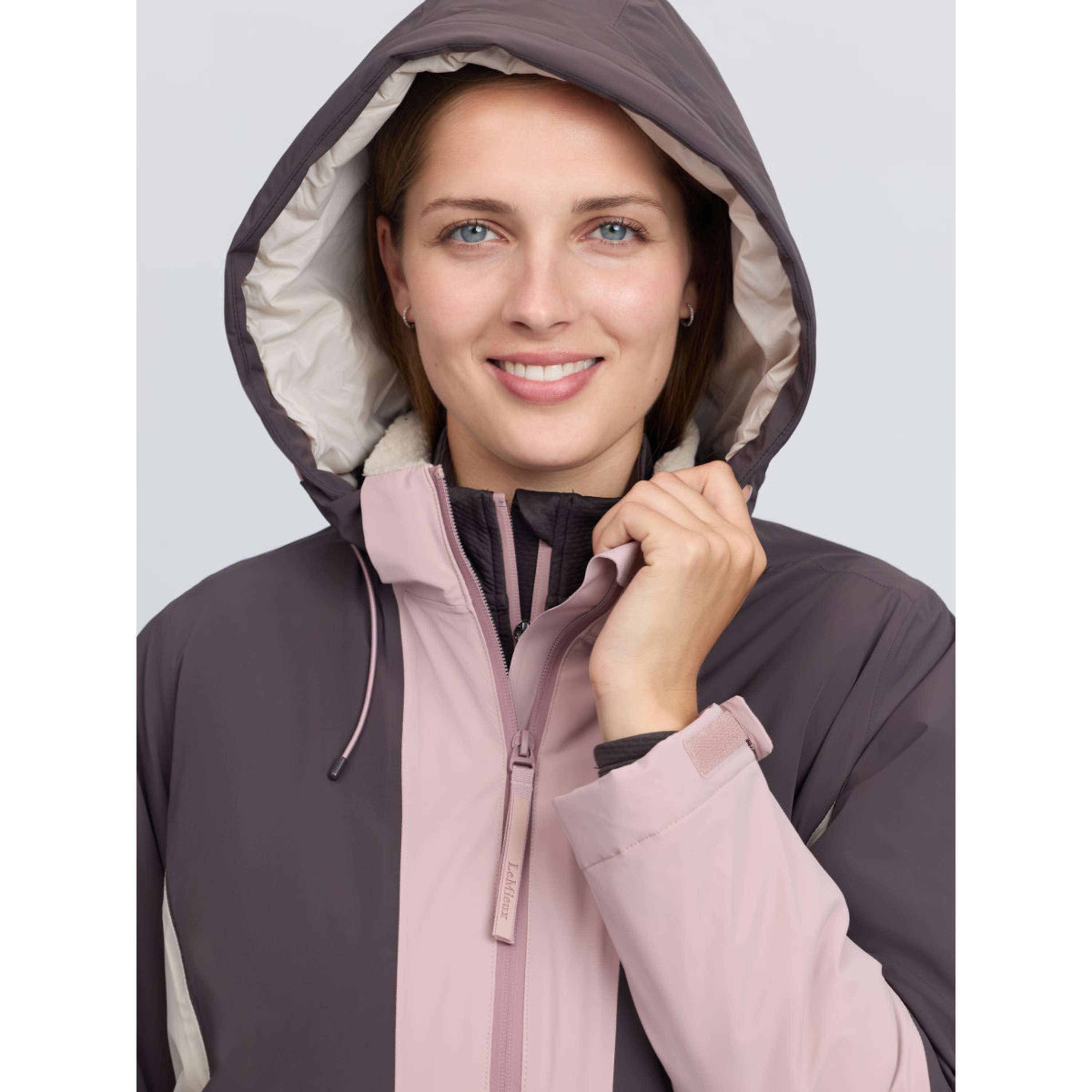 LeMieux Giacca Phoebe Half Zip Waterproof Anorak Wild Rose