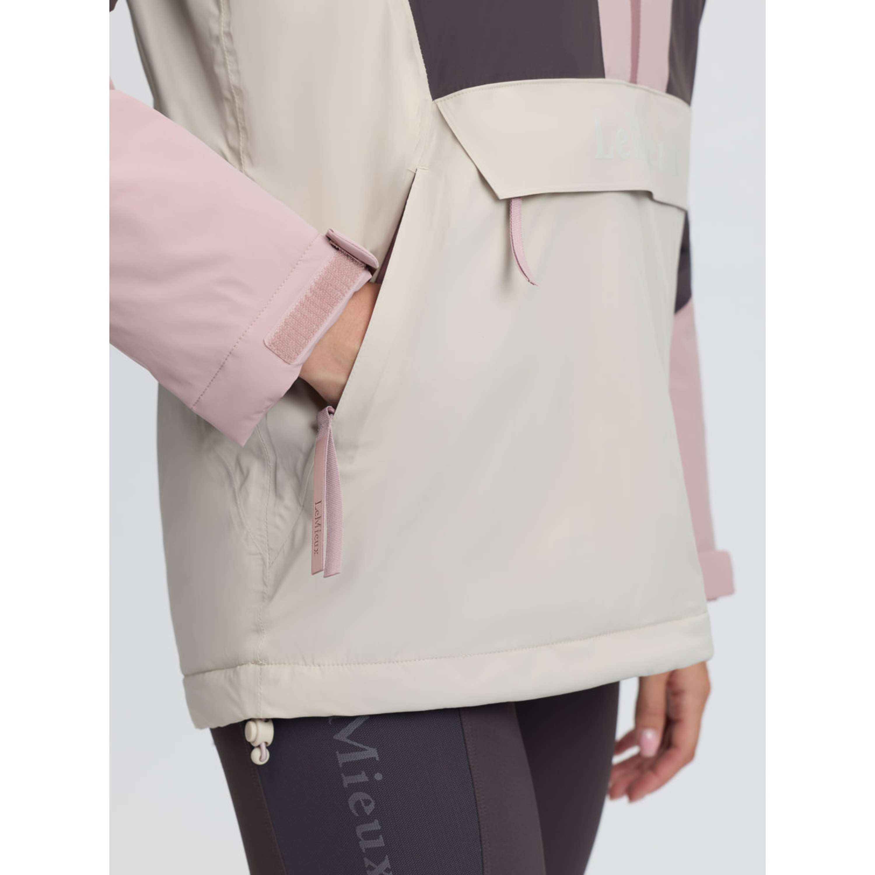 LeMieux Giacca Phoebe Half Zip Waterproof Anorak Wild Rose