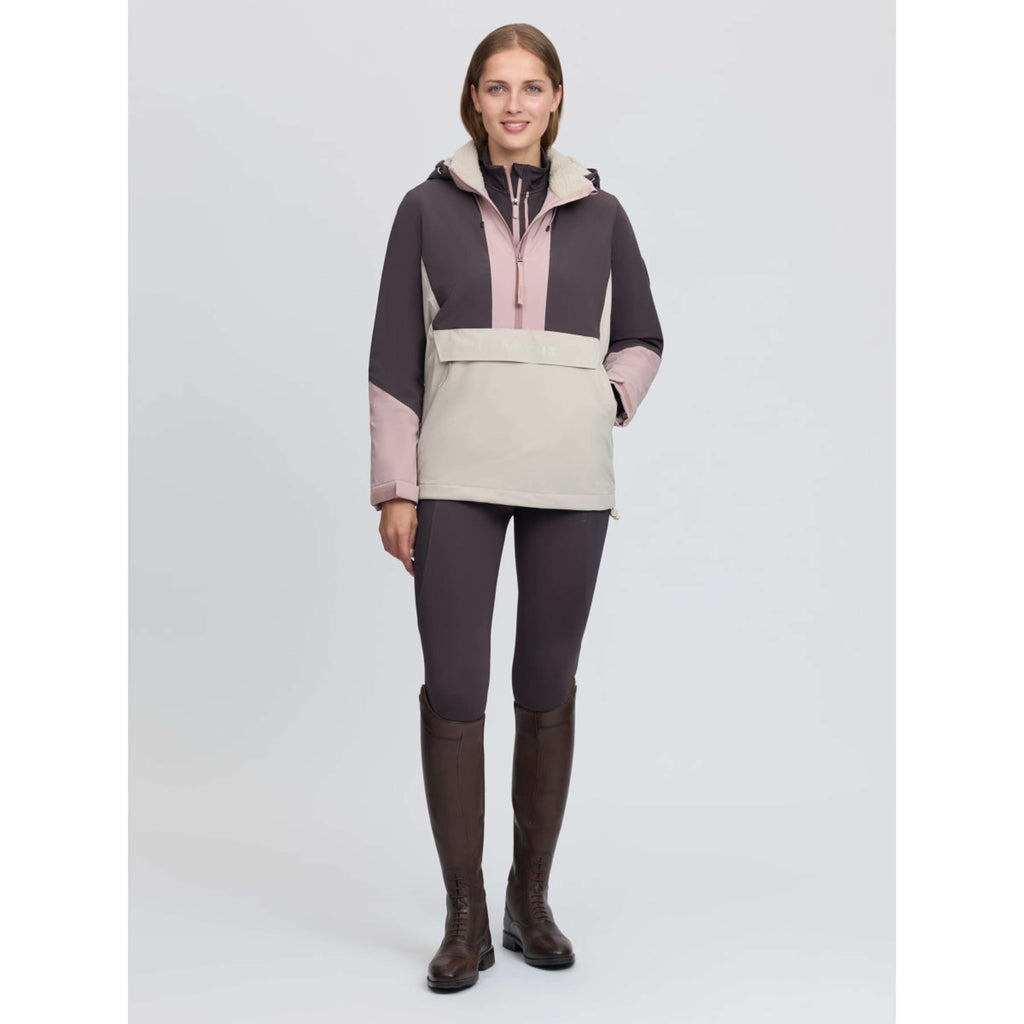 LeMieux Giacca Phoebe Half Zip Waterproof Anorak Wild Rose