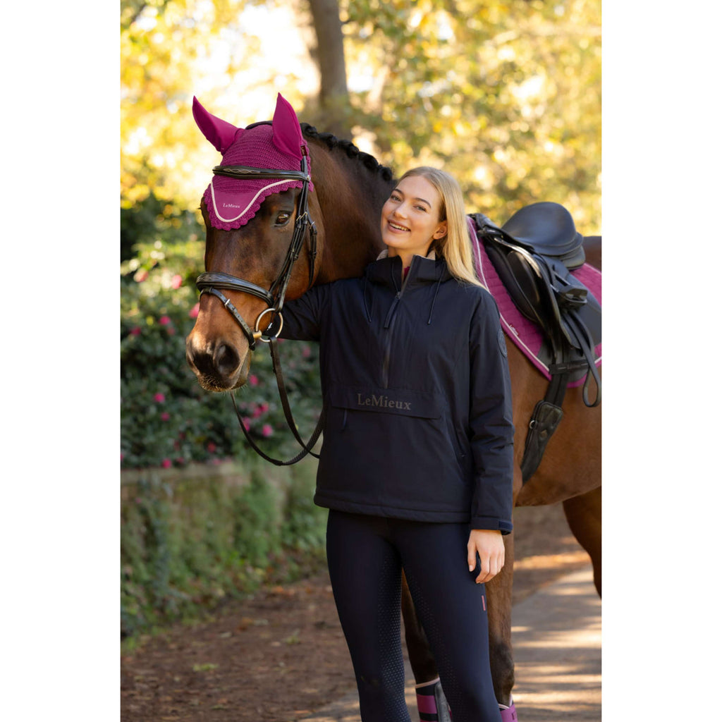 LeMieux Giacca Phoebe Half Zip Waterproof Anorak Navy