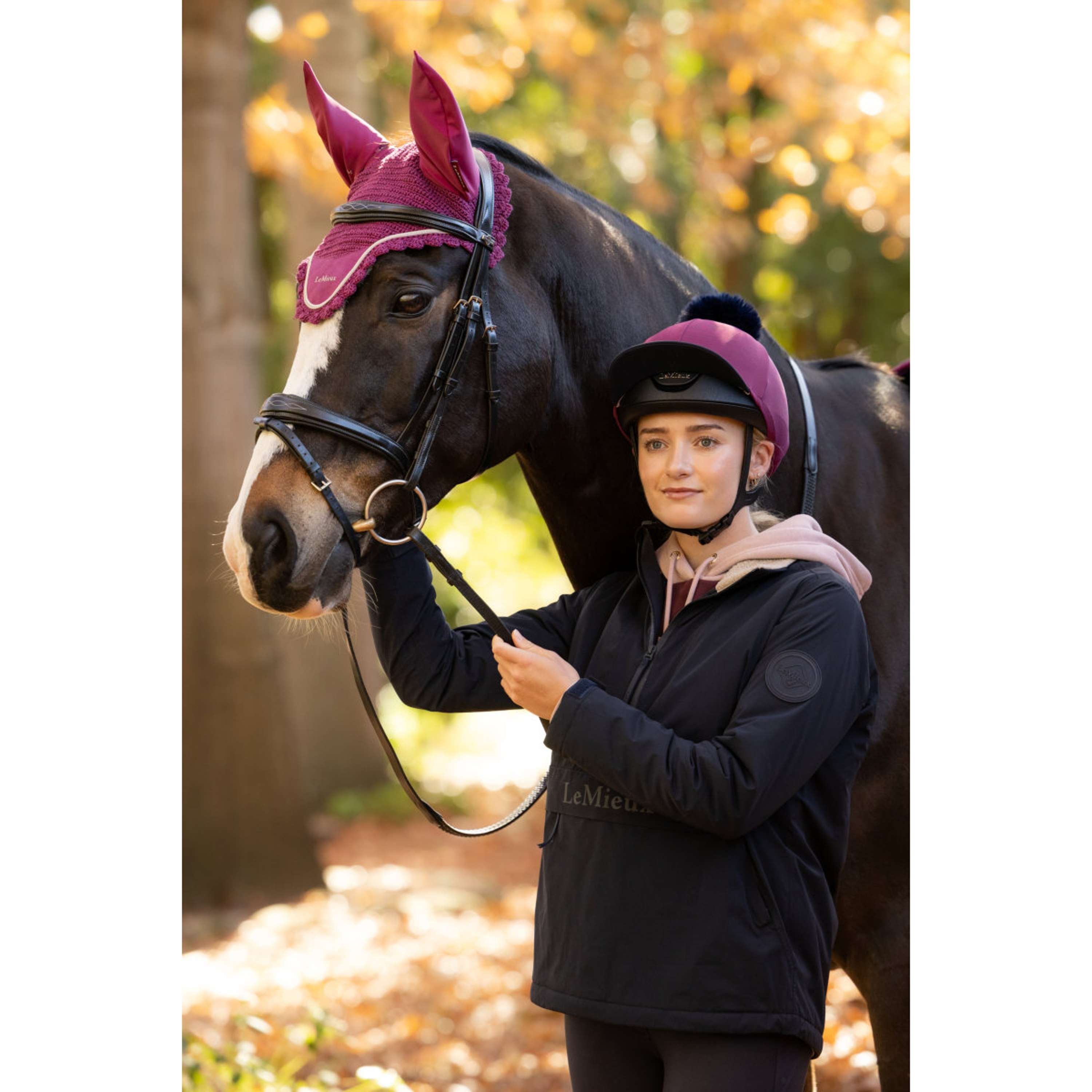 LeMieux Giacca Phoebe Half Zip Waterproof Anorak Navy