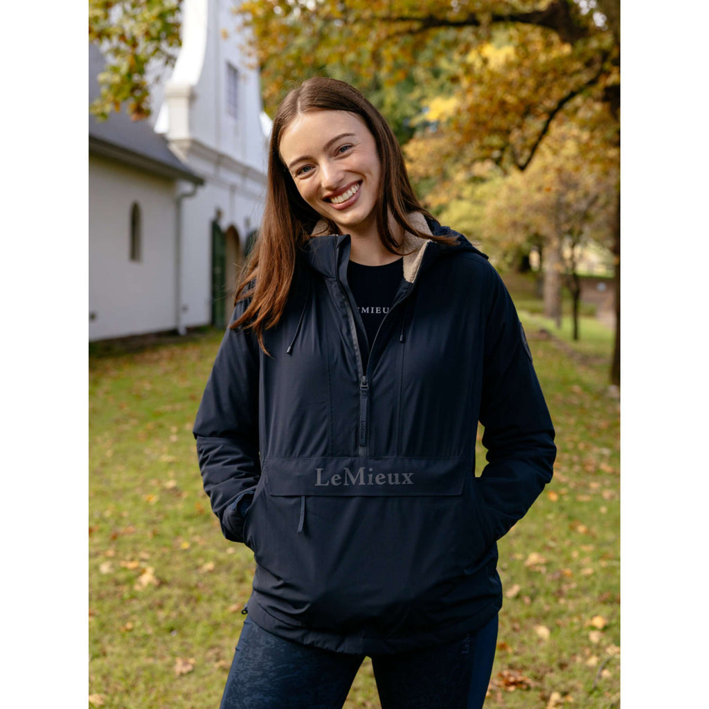 LeMieux Giacca Phoebe Half Zip Waterproof Anorak Navy