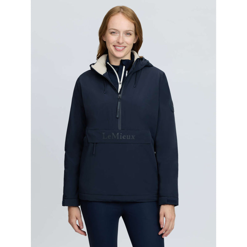 LeMieux Giacca Phoebe Half Zip Waterproof Anorak Navy