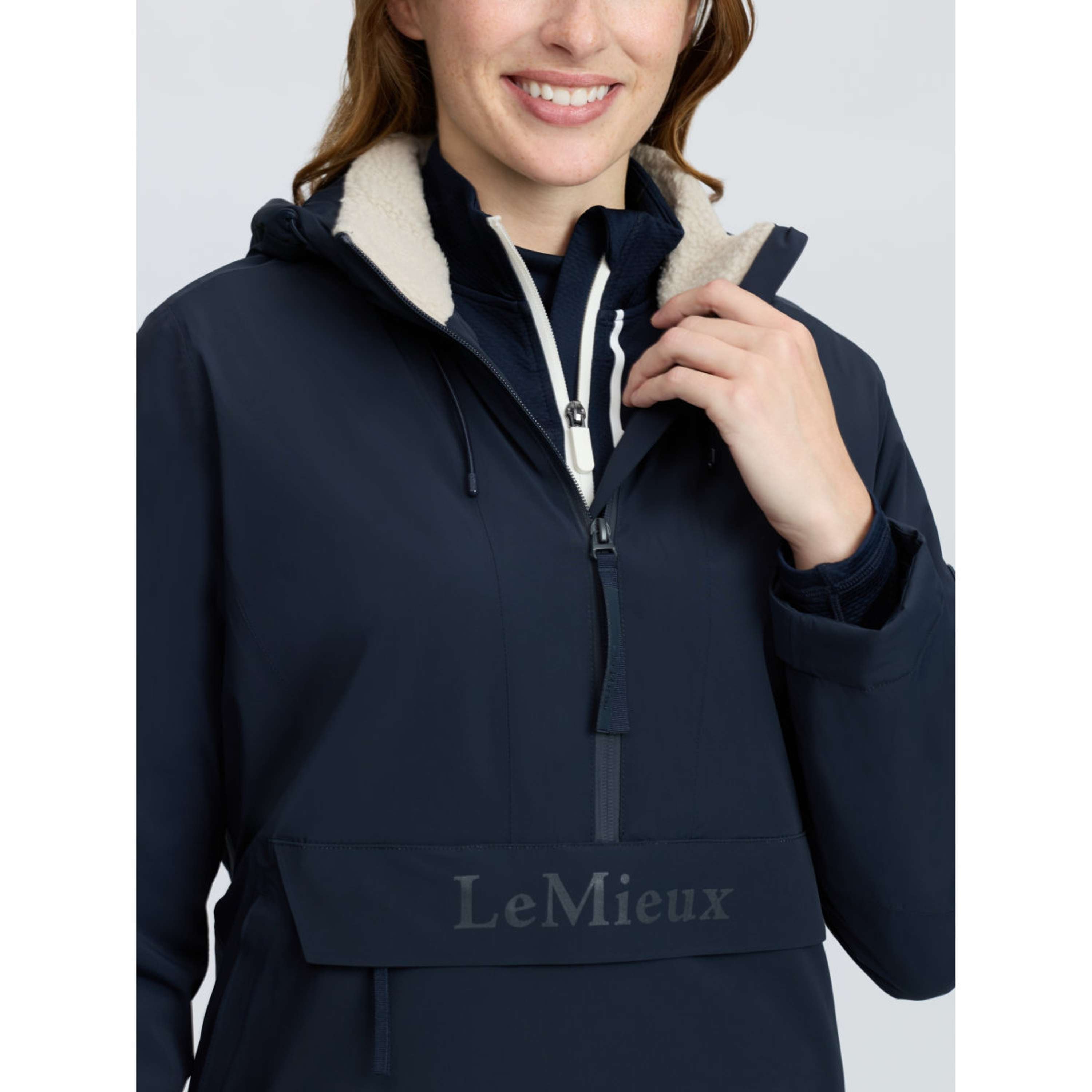 LeMieux Giacca Phoebe Half Zip Waterproof Anorak Navy