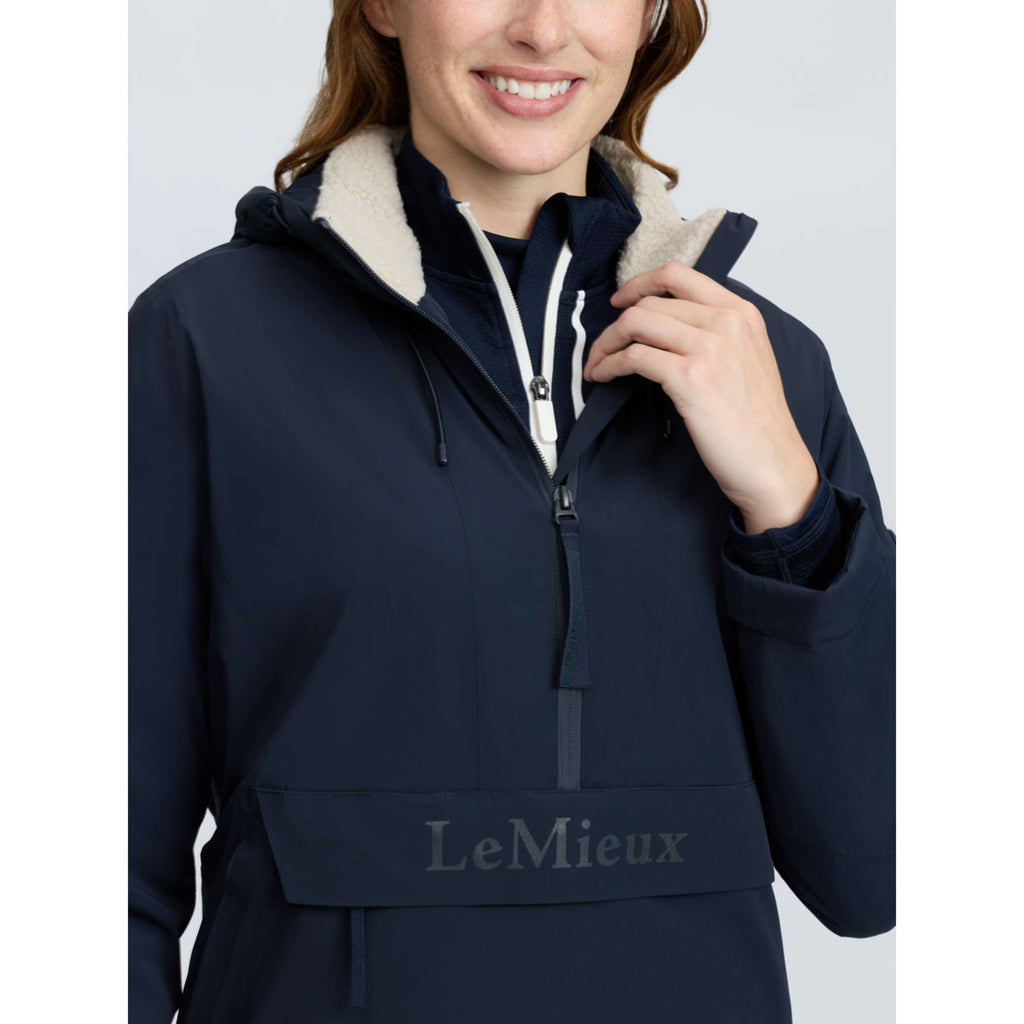 LeMieux Giacca Phoebe Half Zip Waterproof Anorak Navy