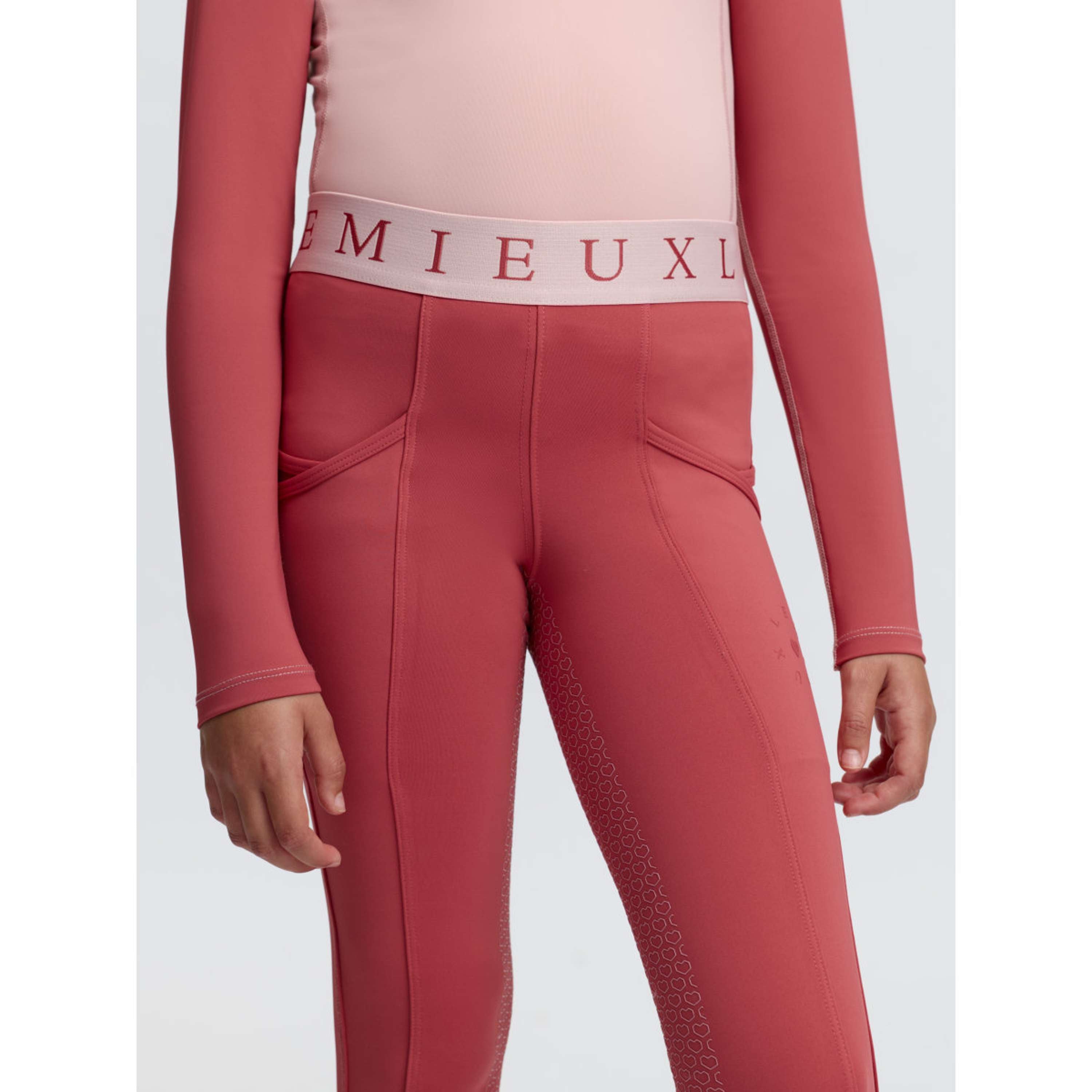 LeMieux Leggings da Equitazione Kids Full Grip Spiced Earth