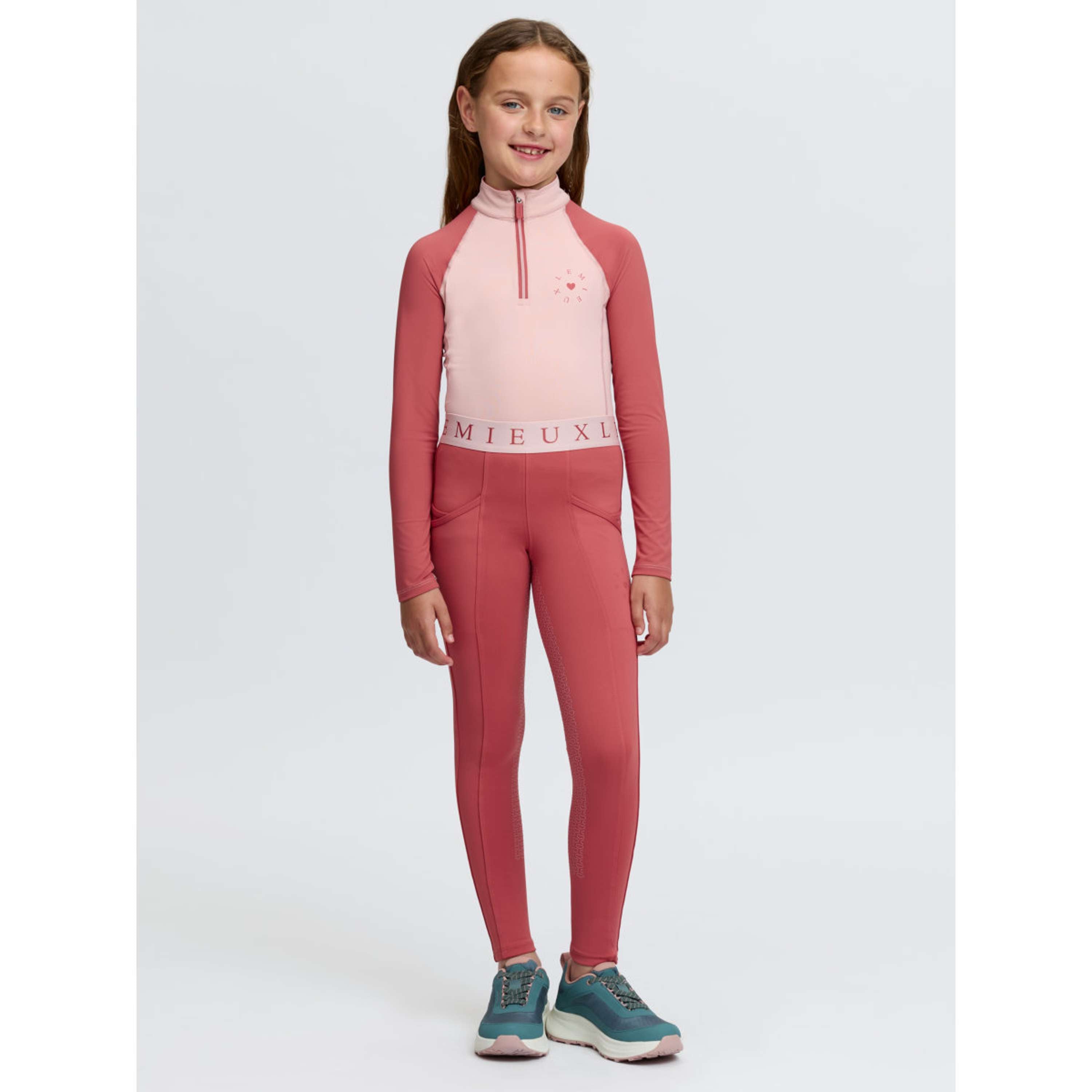 LeMieux Leggings da Equitazione Kids Full Grip Spiced Earth