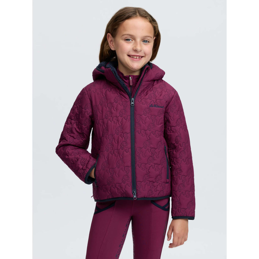 LeMieux Giacca Lola Quilted Kids Blackberry