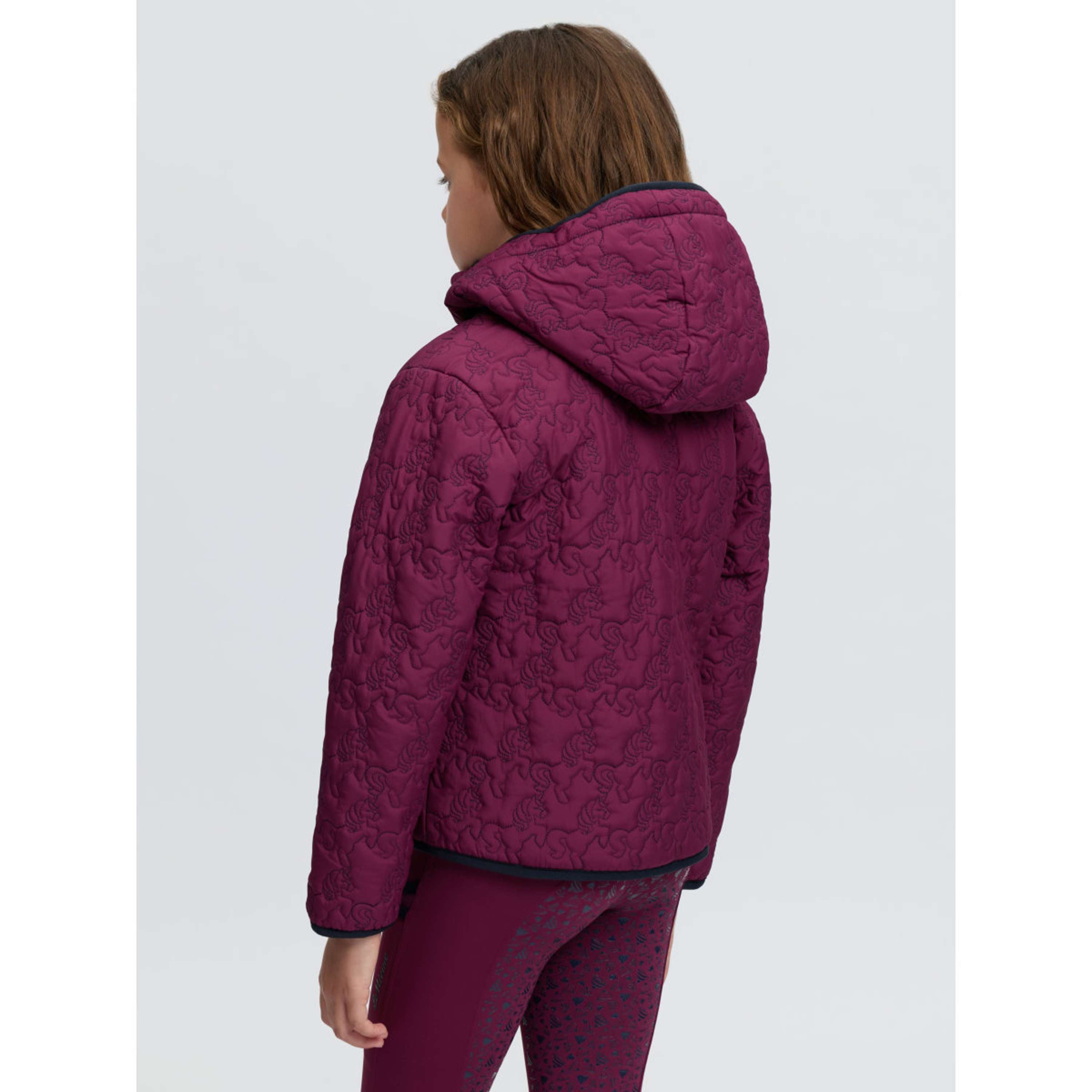 LeMieux Giacca Lola Quilted Kids Blackberry
