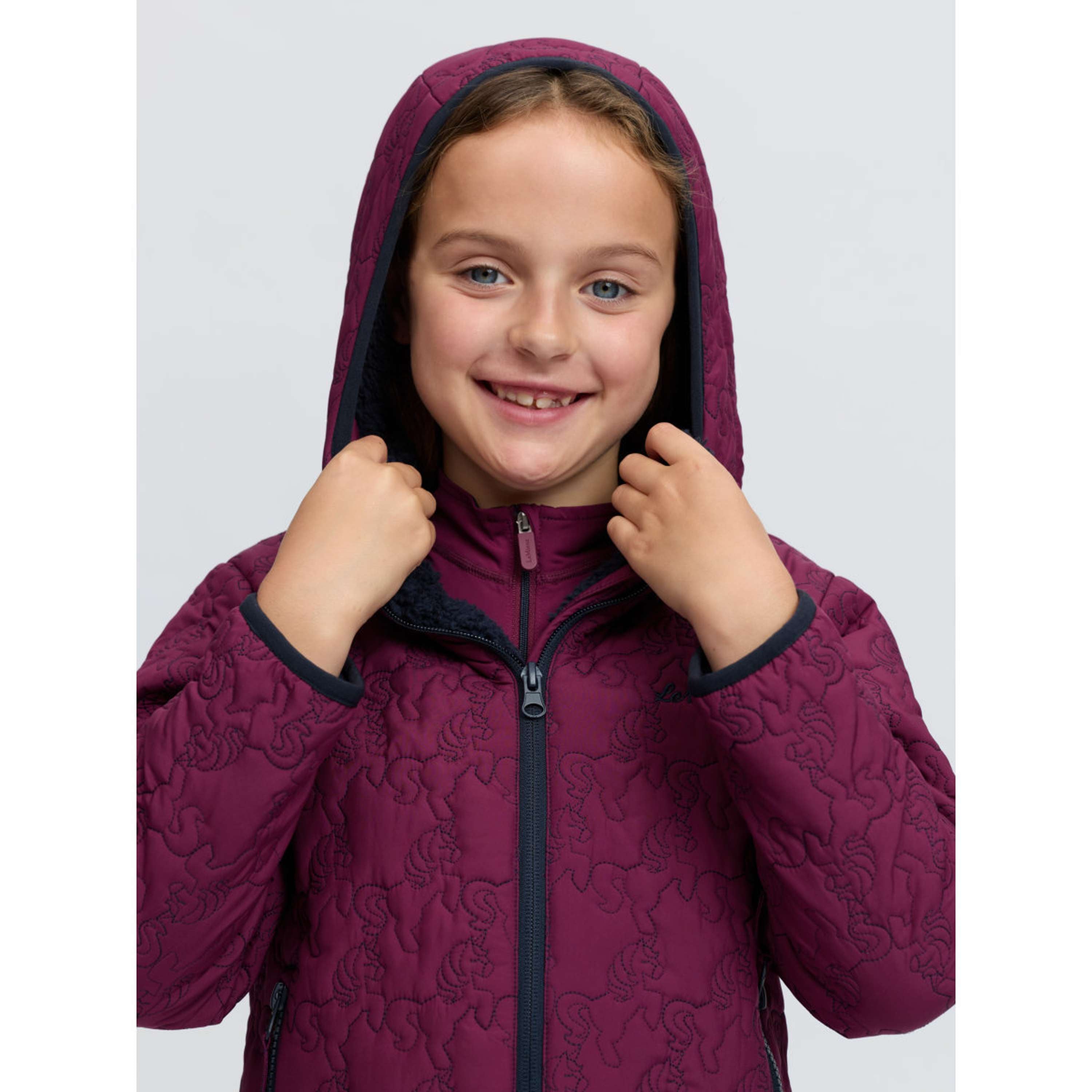 LeMieux Giacca Lola Quilted Kids Blackberry