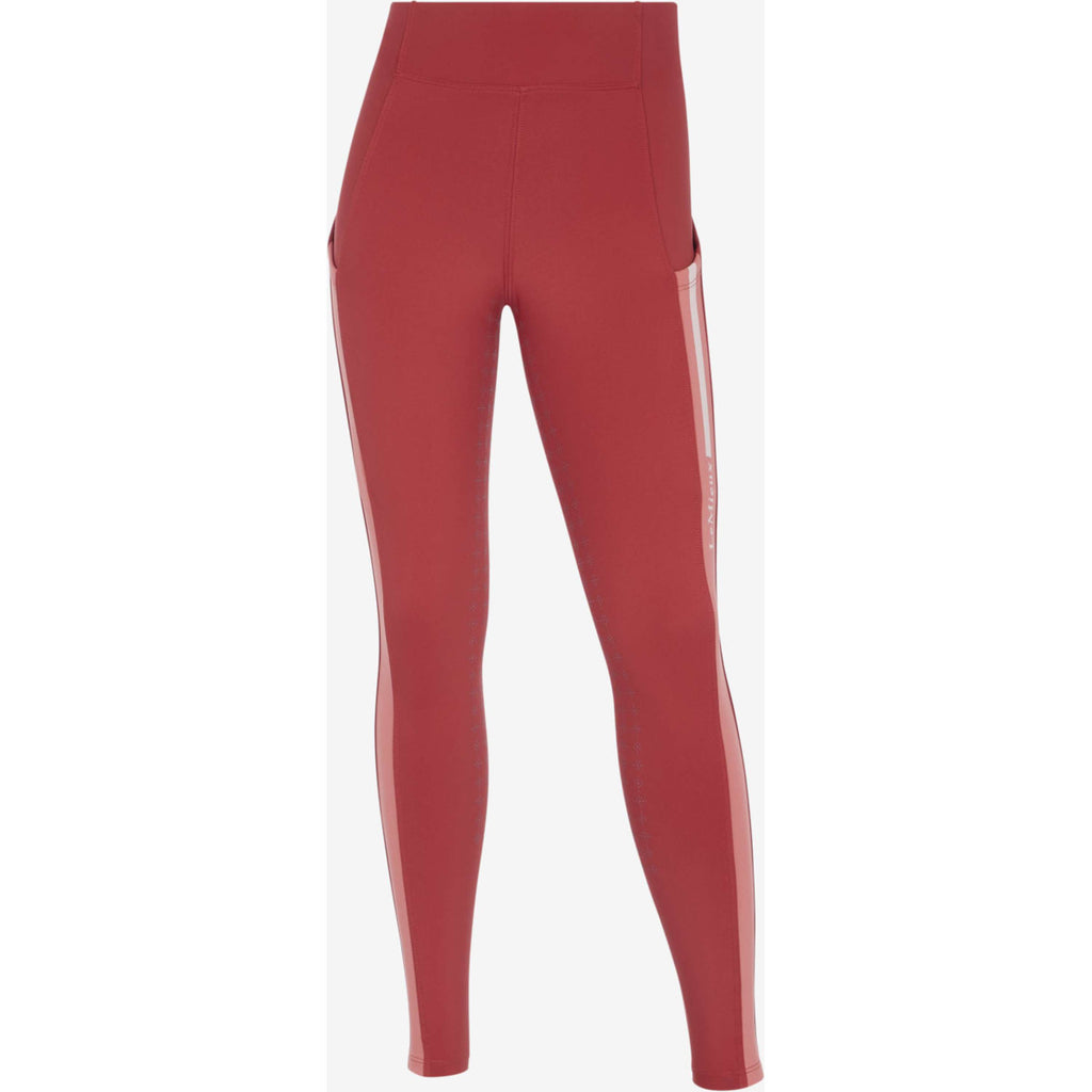 LeMieux Leggings da Equitazione Orla Kids Full Grip Russet