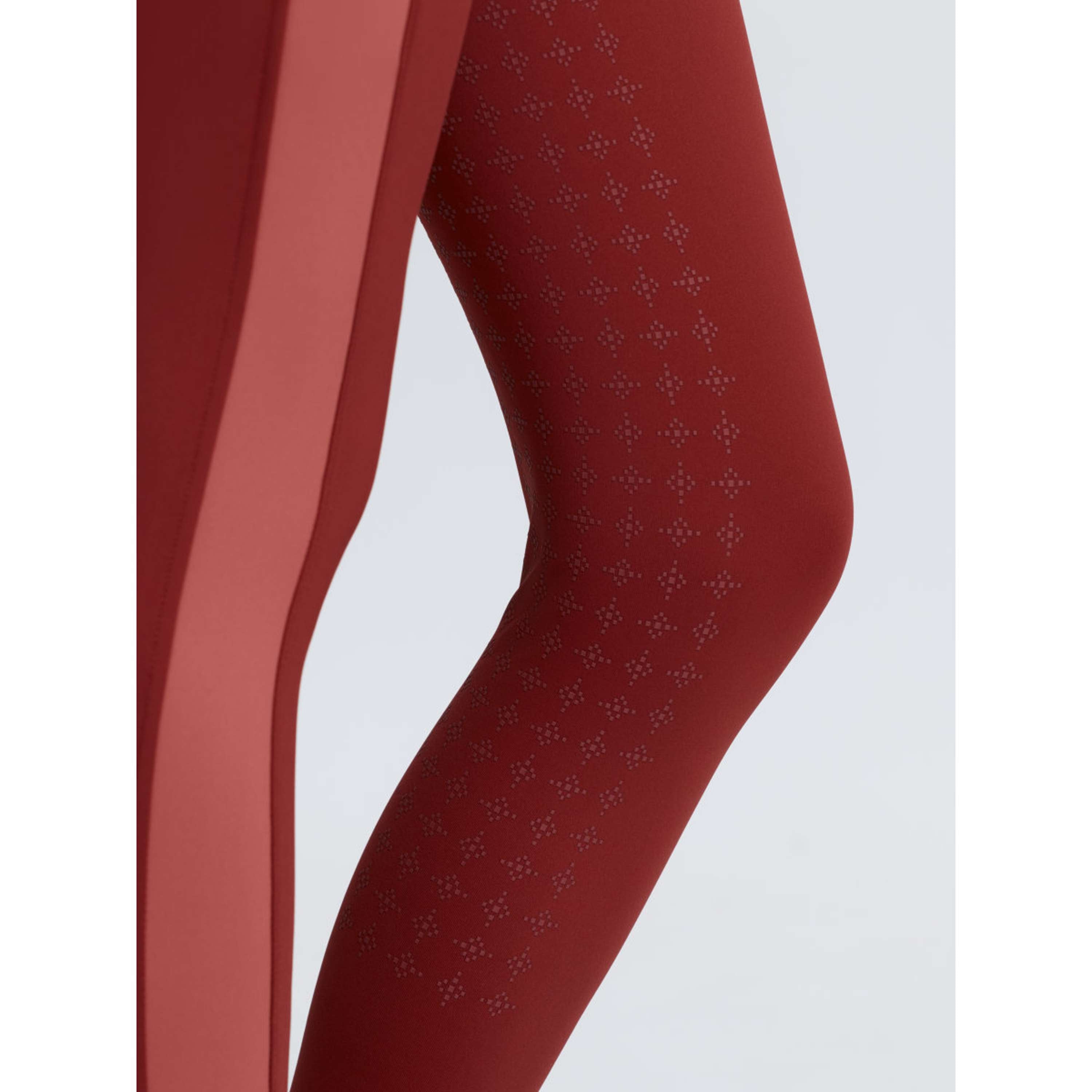 LeMieux Leggings da Equitazione Orla Kids Full Grip Russet