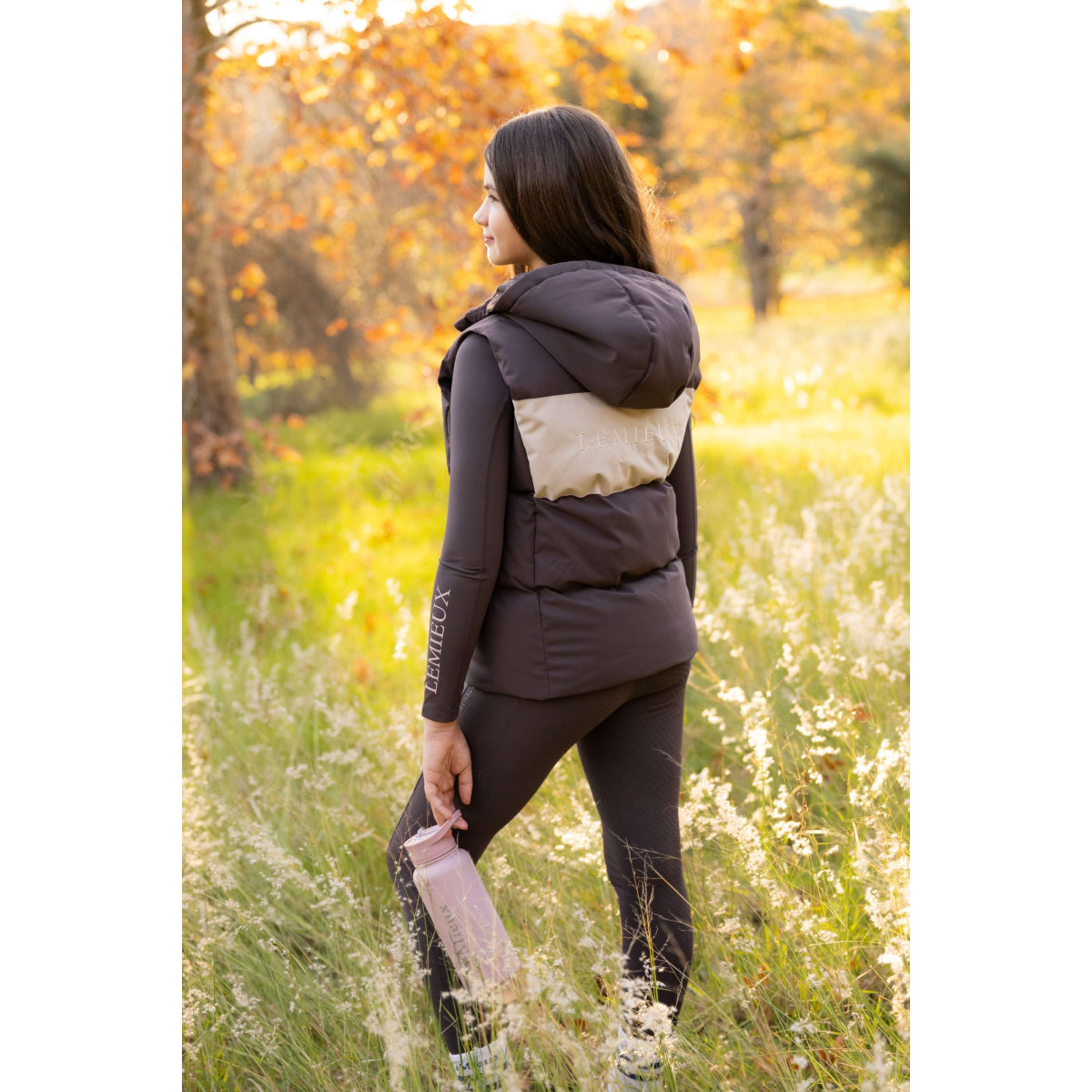 LeMieux Gilet Joey Hooded Kids Cocoa