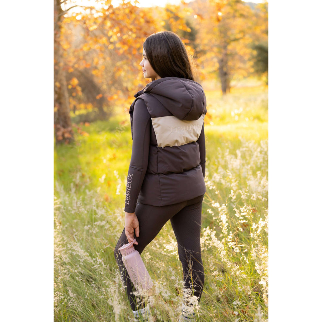 LeMieux Gilet Joey Hooded Kids Cocoa