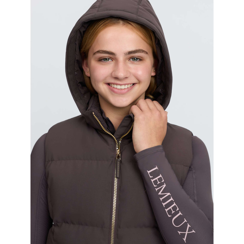 LeMieux Gilet Joey Hooded Kids Cocoa