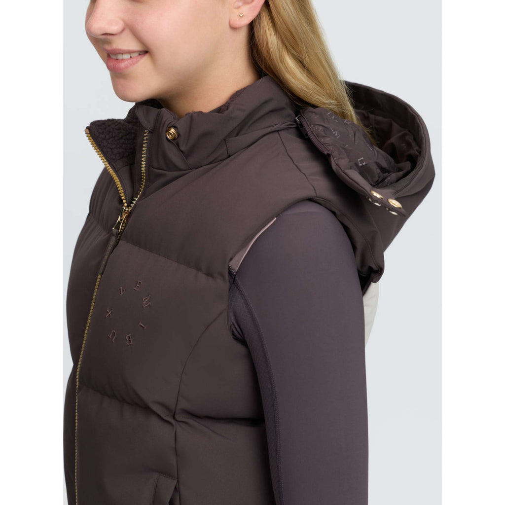 LeMieux Gilet Joey Hooded Kids Cocoa