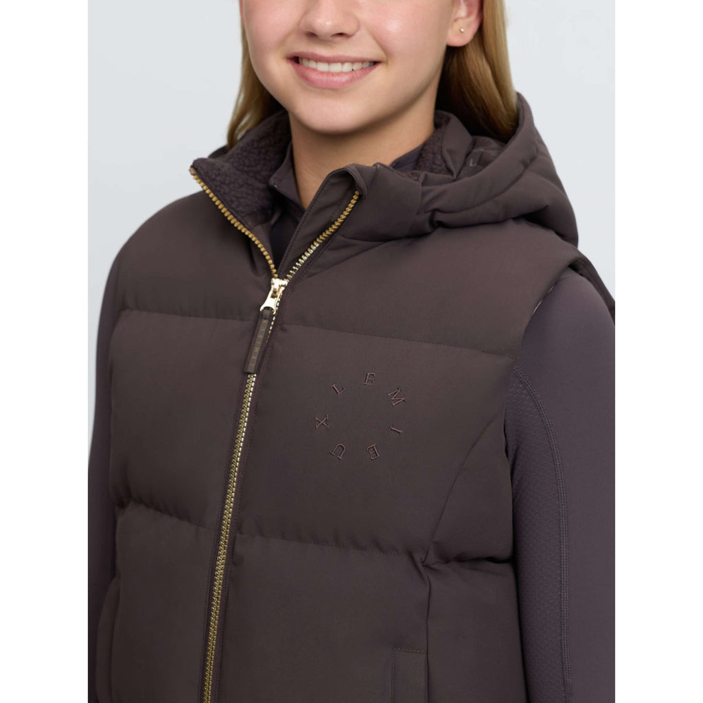 LeMieux Gilet Joey Hooded Kids Cocoa