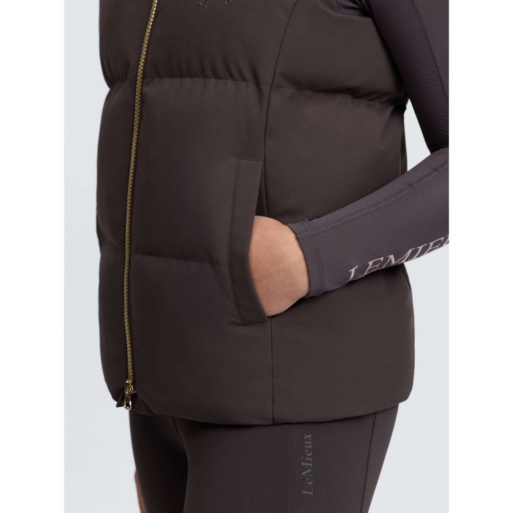 LeMieux Gilet Joey Hooded Kids Cocoa