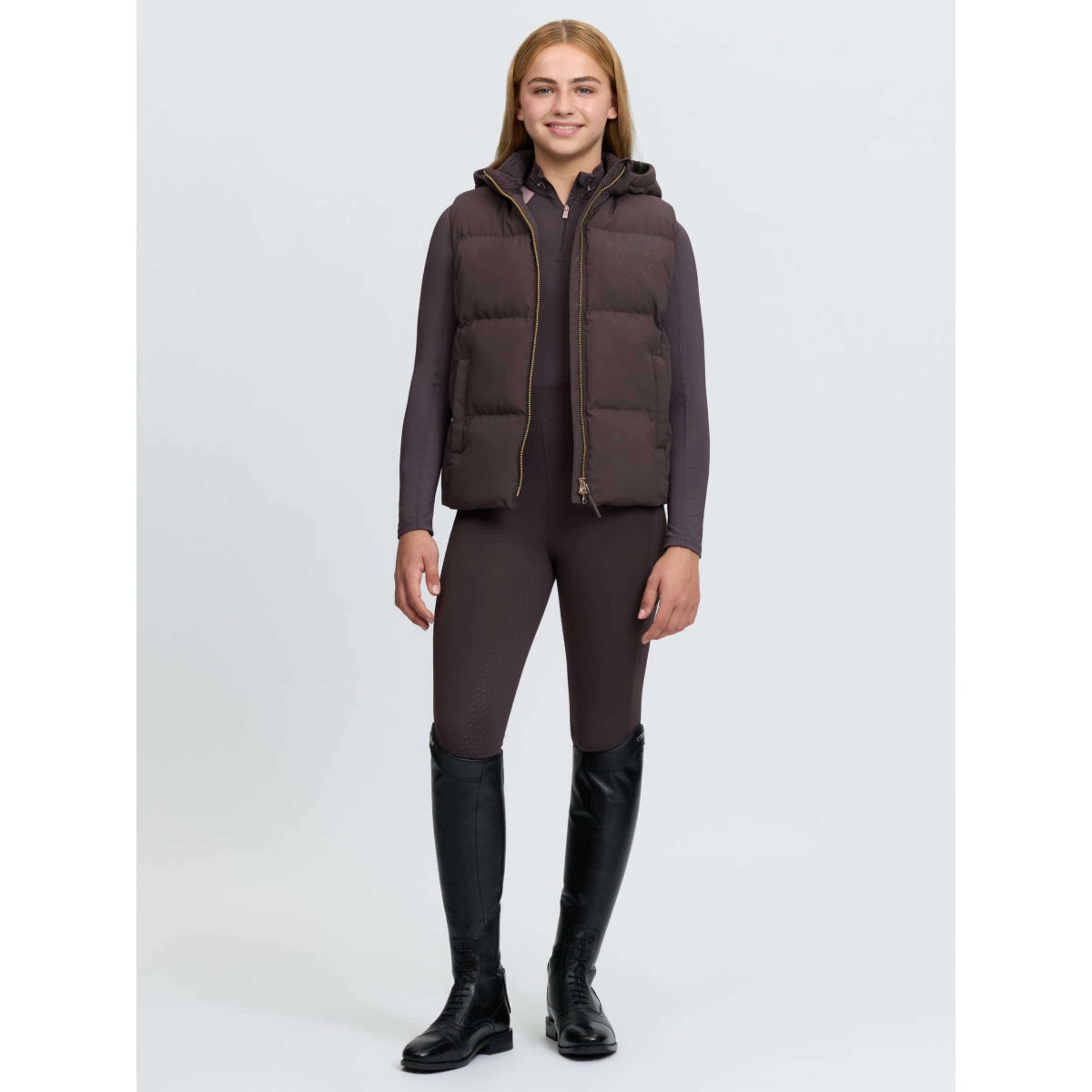 LeMieux Gilet Joey Hooded Kids Cocoa
