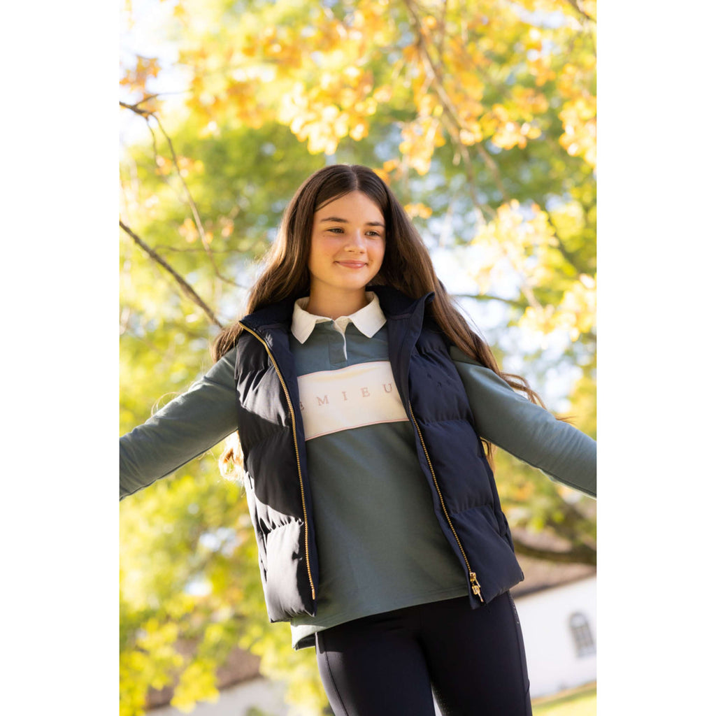 LeMieux Gilet Joey Hooded Kids Navy