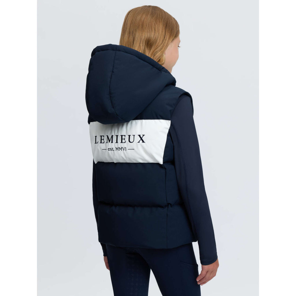 LeMieux Gilet Joey Hooded Kids Navy