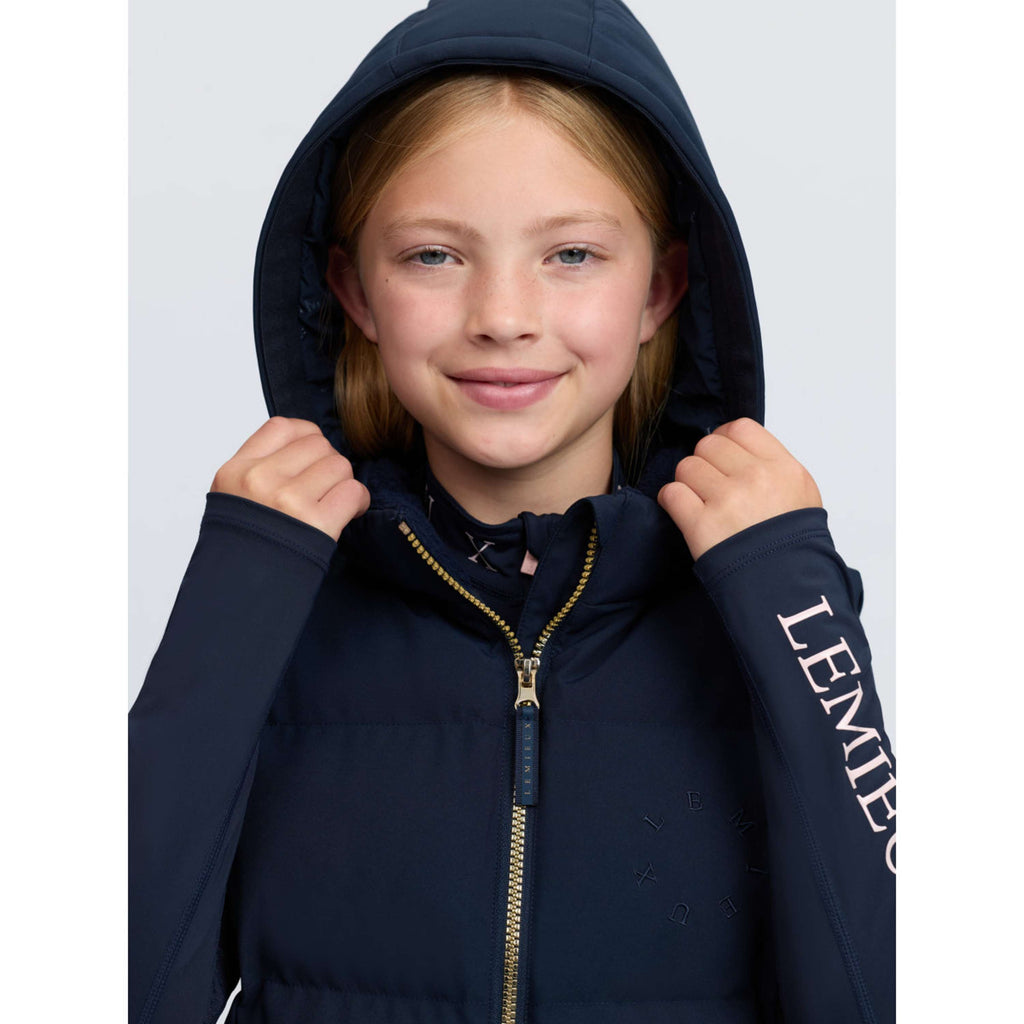 LeMieux Gilet Joey Hooded Kids Navy