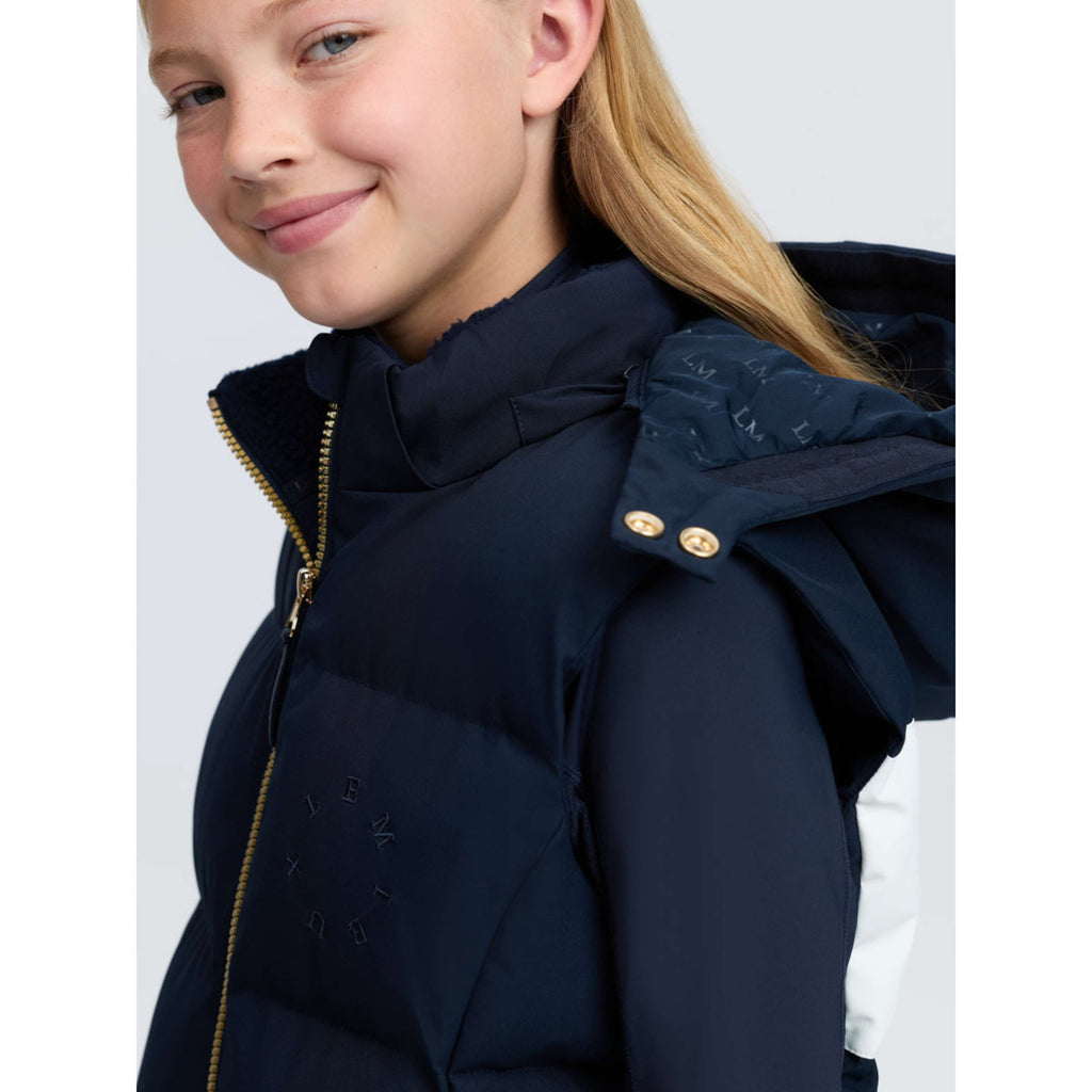 LeMieux Gilet Joey Hooded Kids Navy
