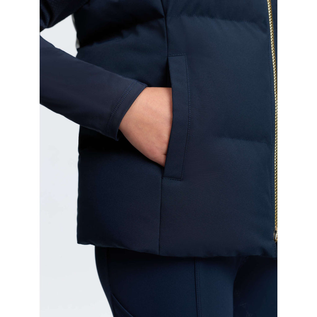 LeMieux Gilet Joey Hooded Kids Navy