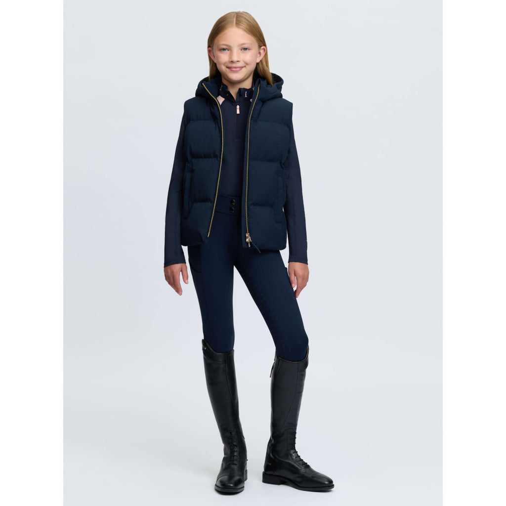 LeMieux Gilet Joey Hooded Kids Navy