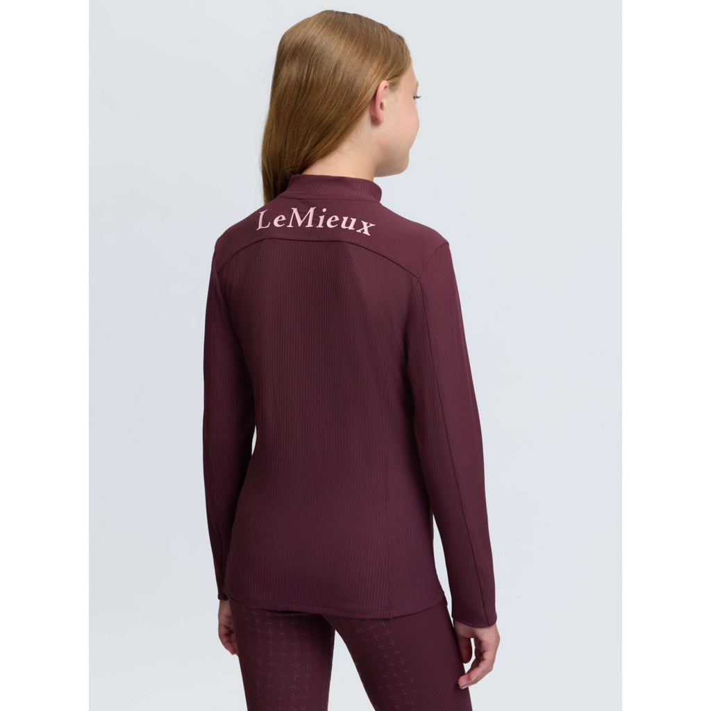 LeMieux Strato di base Raye Ribbed Kids Bramble