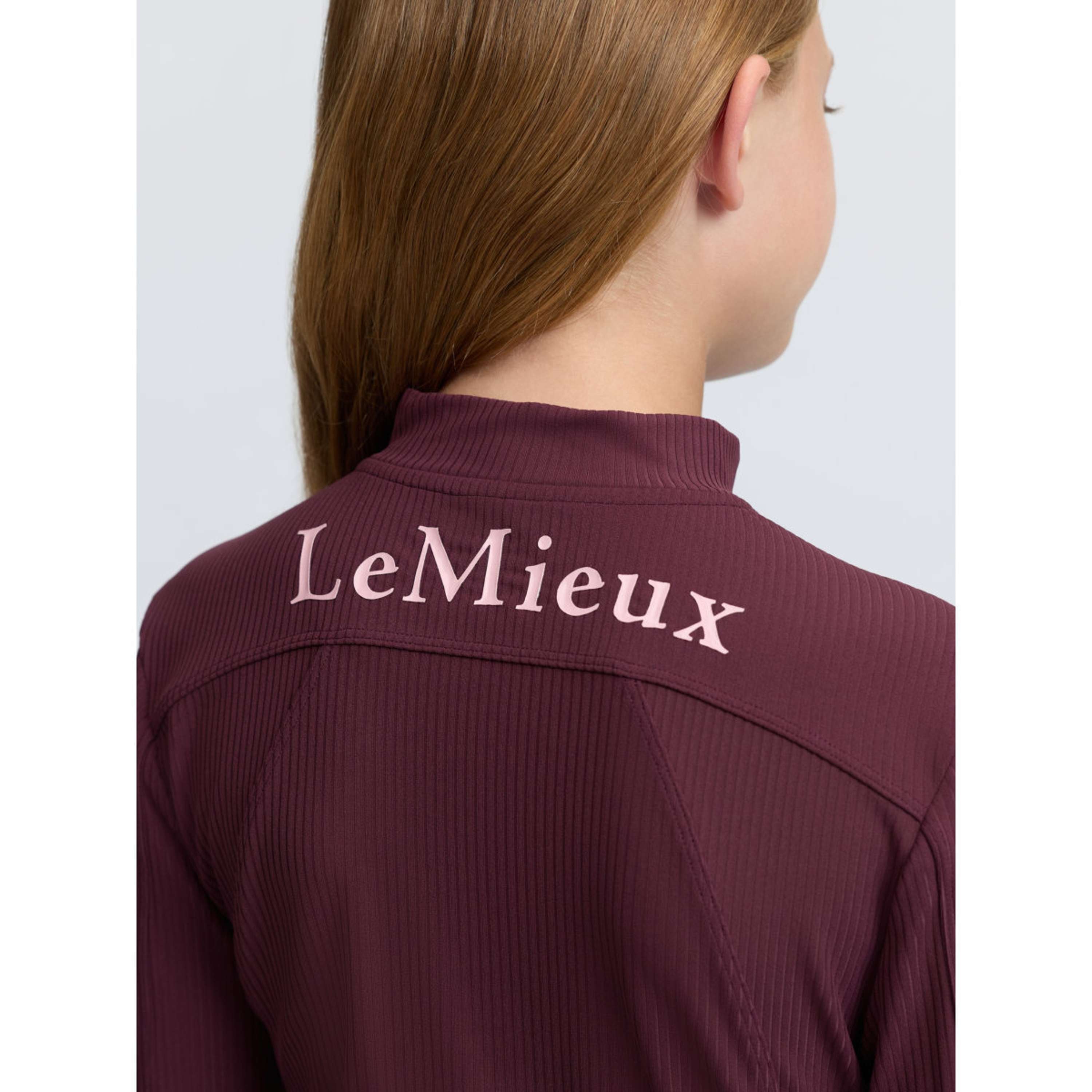 LeMieux Strato di base Raye Ribbed Kids Bramble