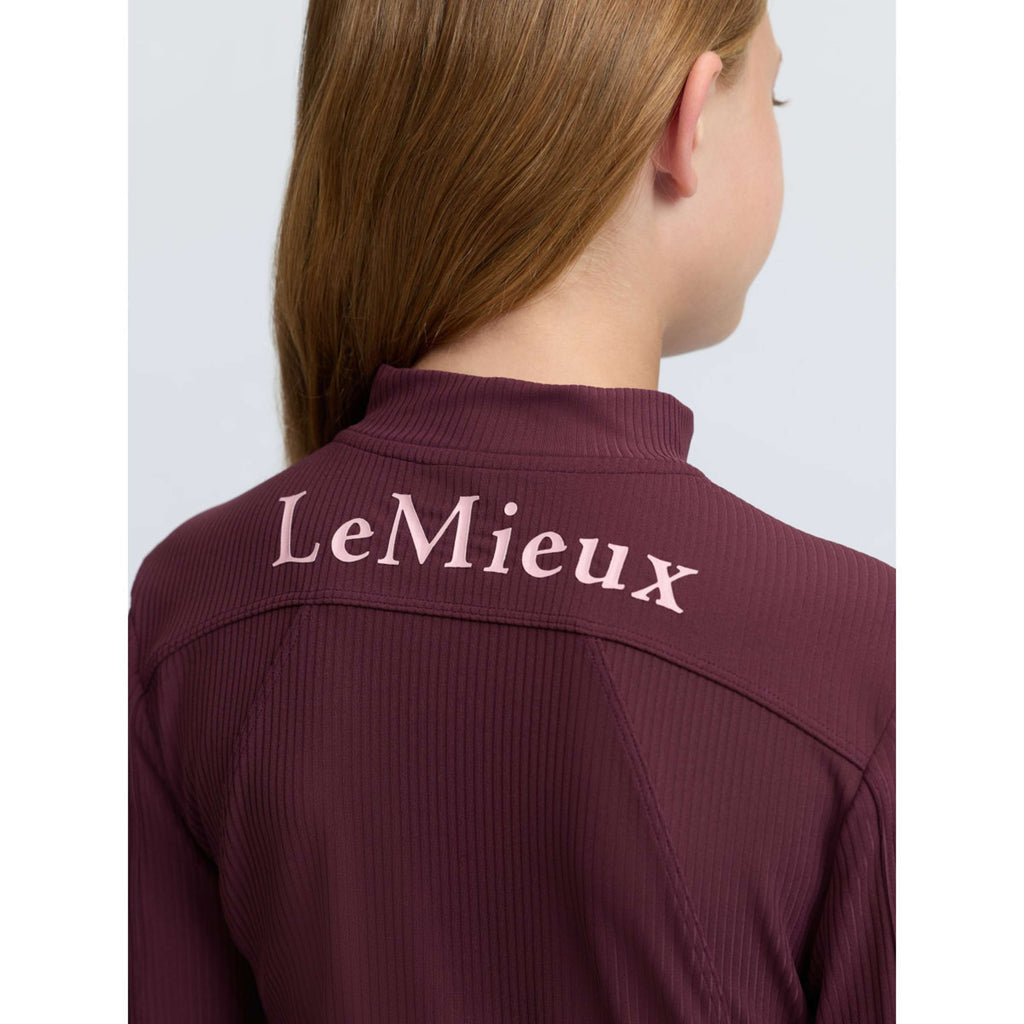 LeMieux Strato di base Raye Ribbed Kids Bramble